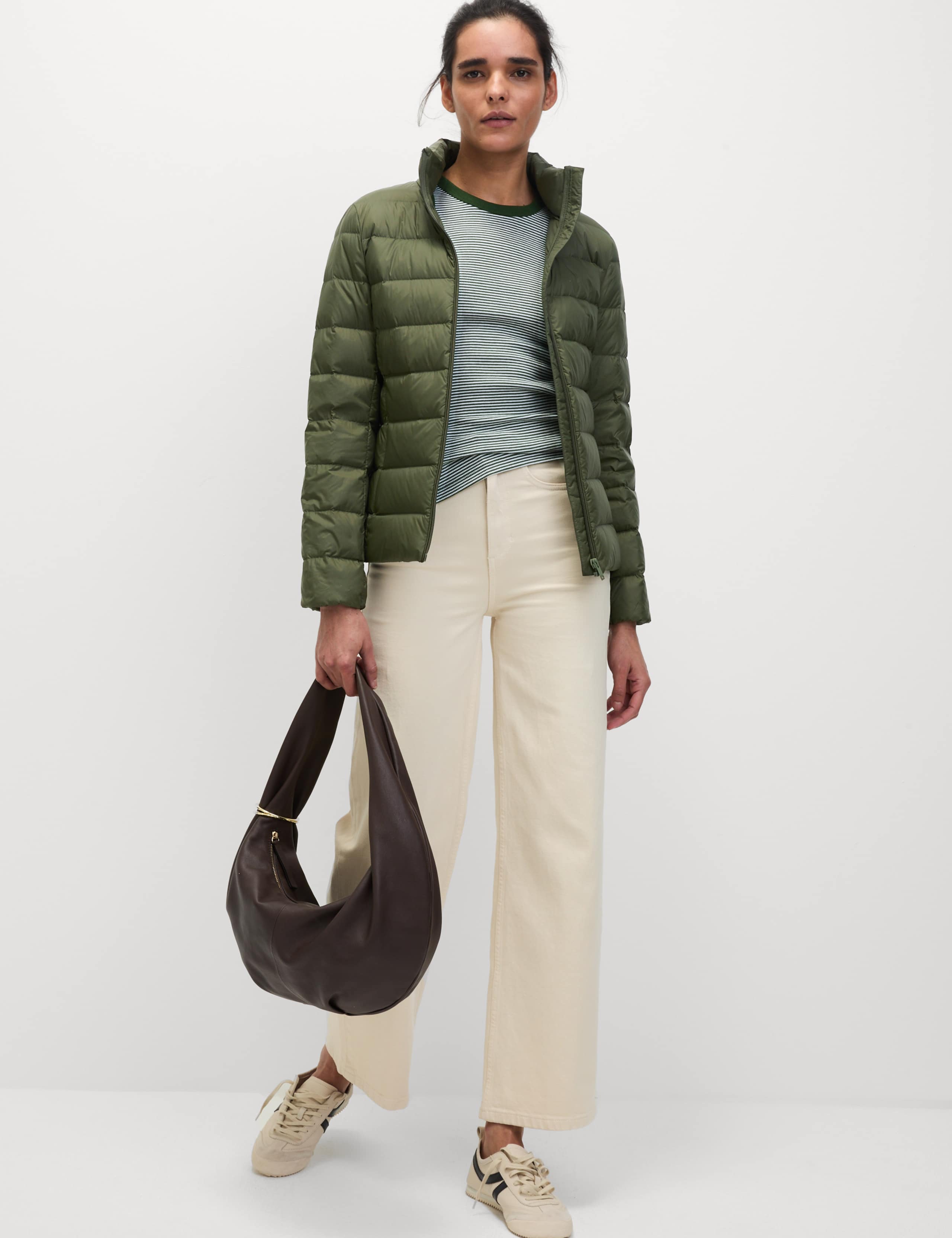 Feather & Down Quilted Packaway Puffer Jacket 3 of 7