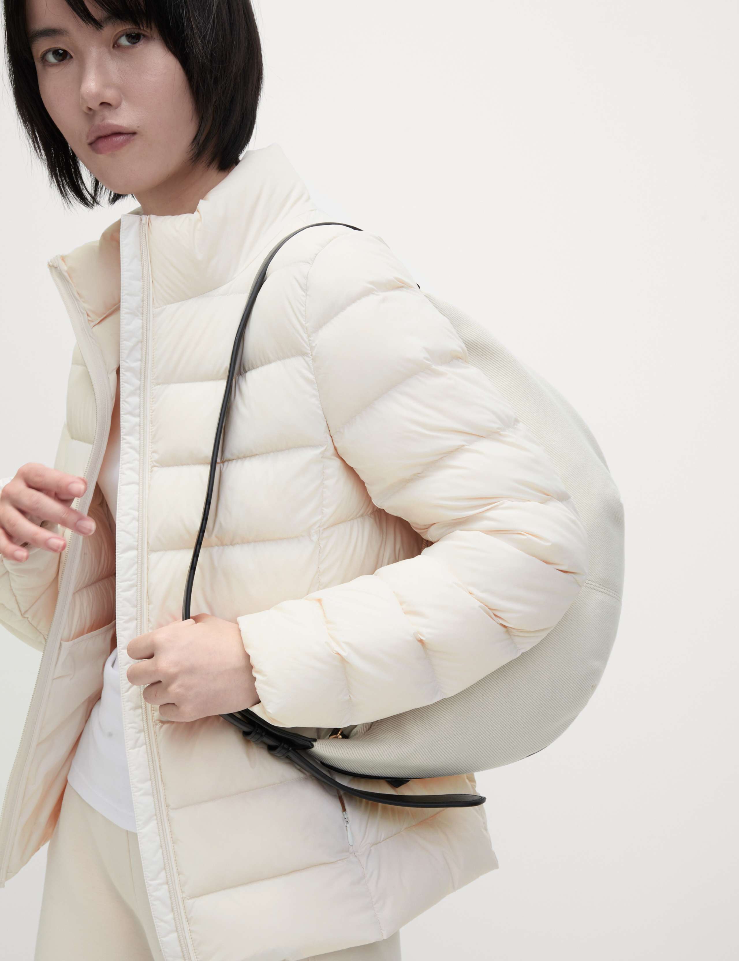 Feather & Down Quilted Packaway Puffer Jacket 3 of 8