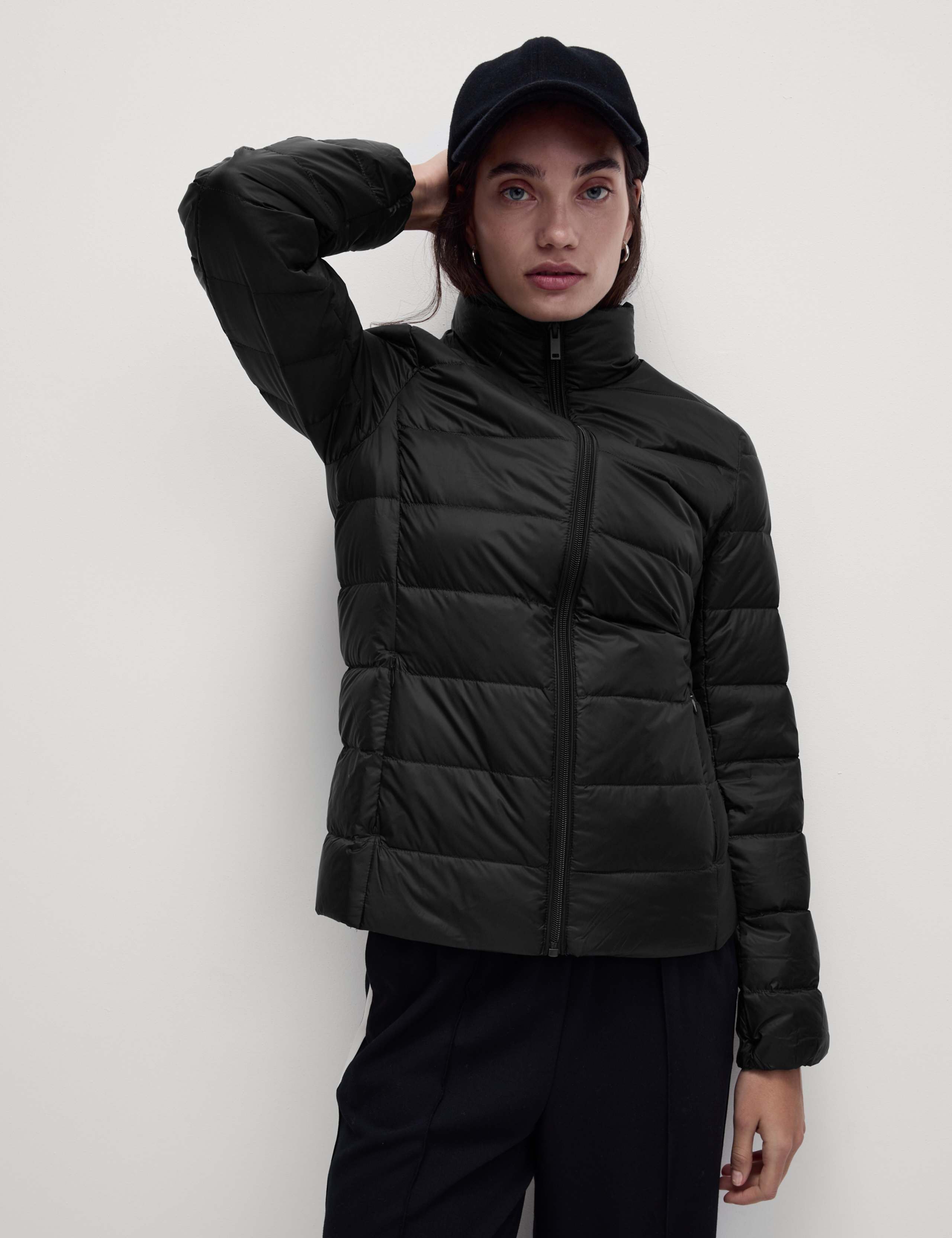 Feather & Down Quilted Packaway Puffer Jacket 3 of 6