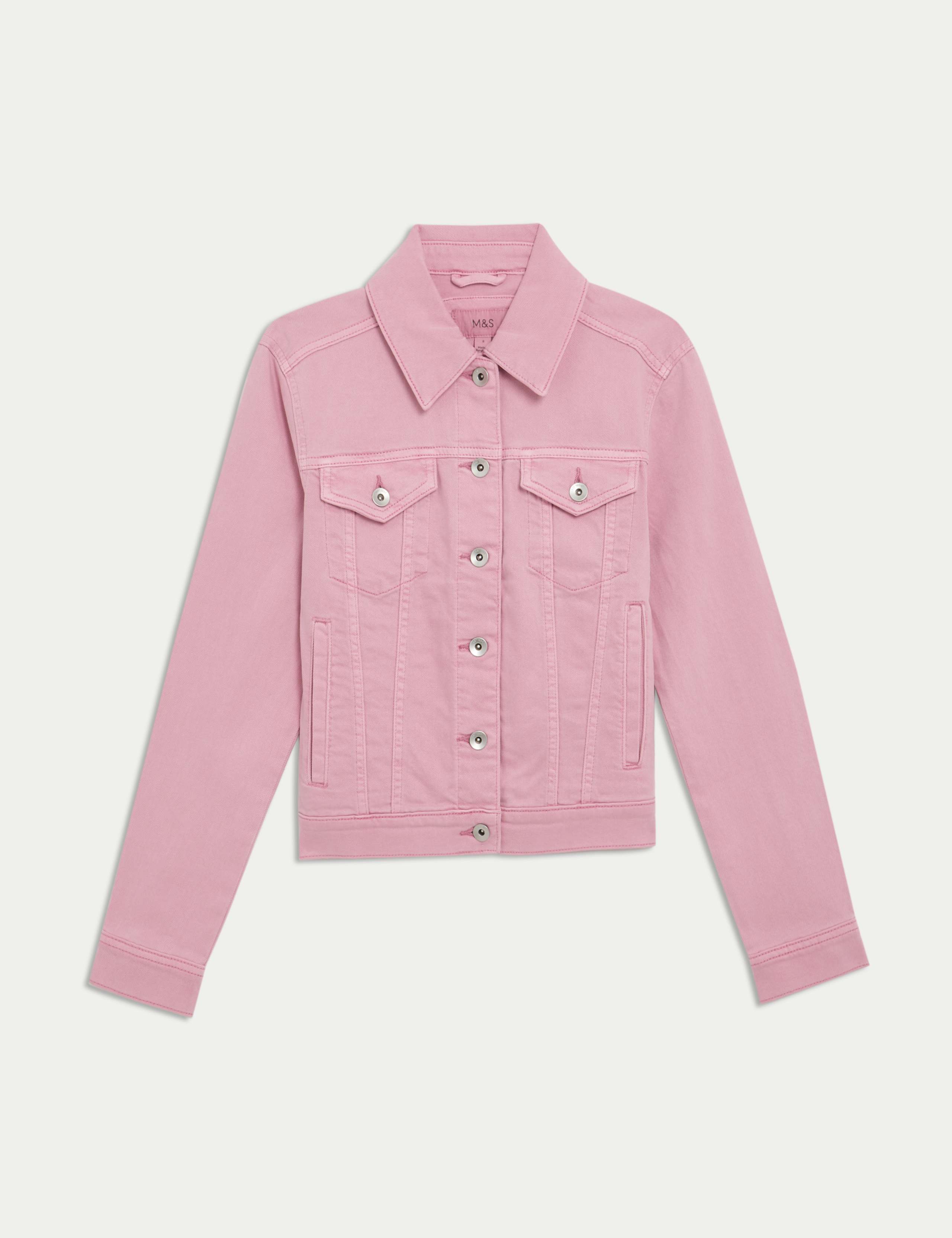 Cotton Rich Denim Jacket with Stretch 2 of 5