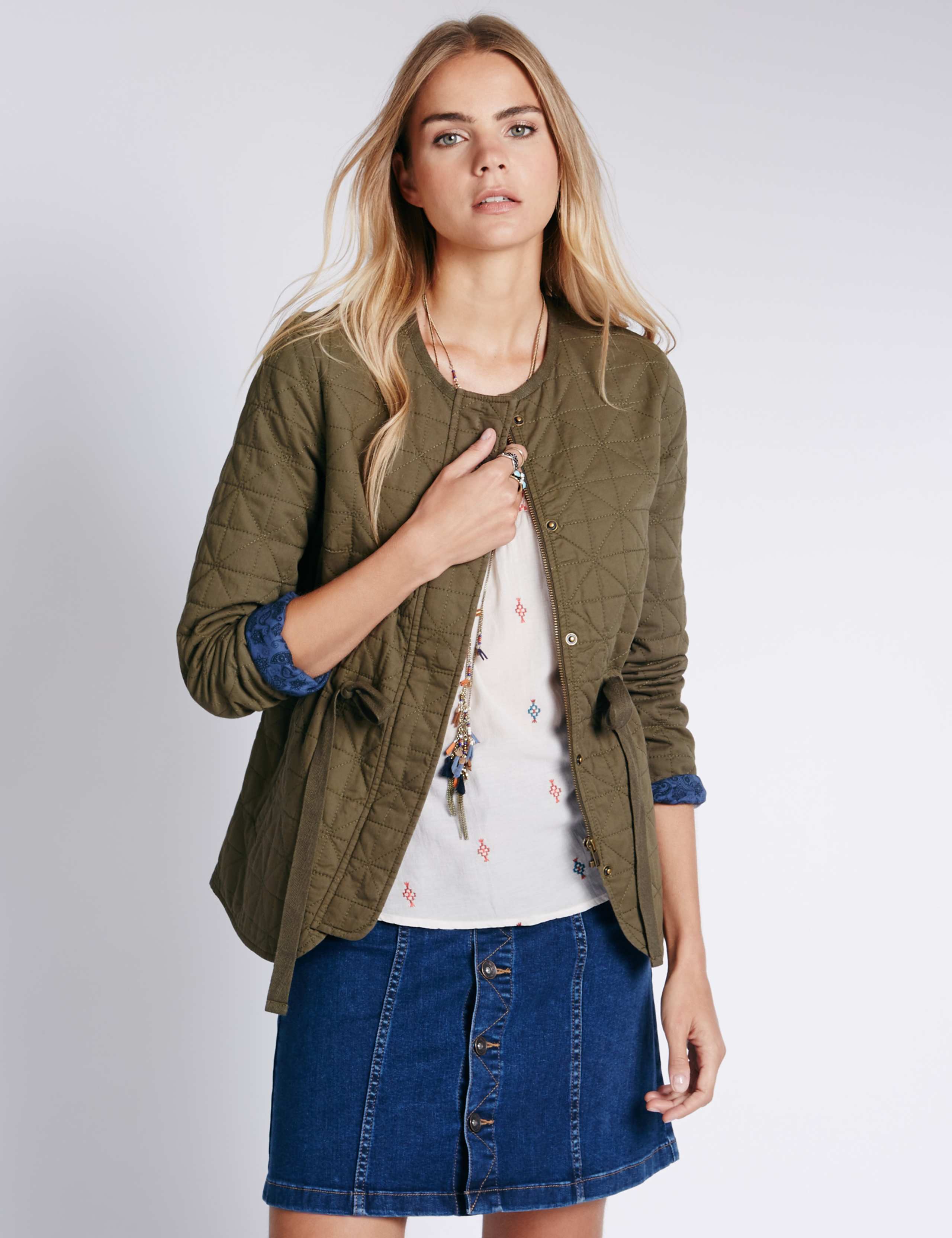 Pure Cotton Quilted Jacket 1 of 3