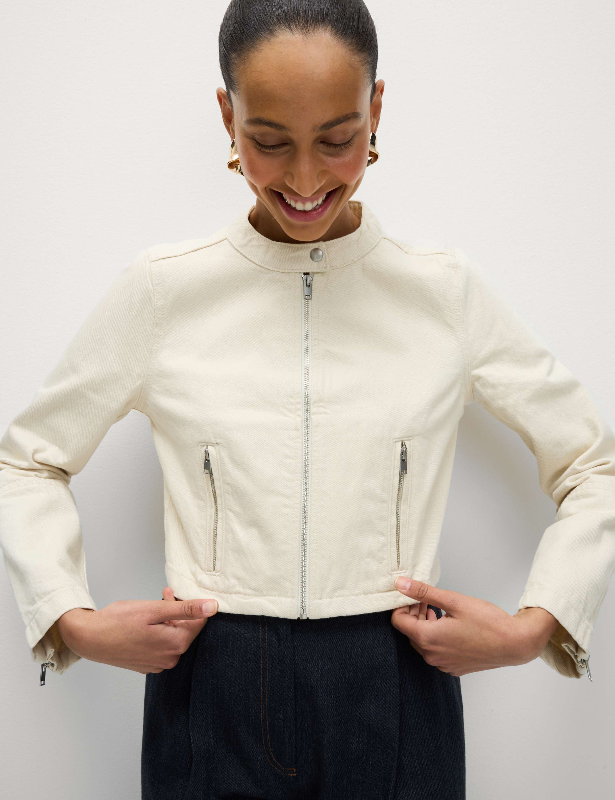 Denim Moto Jacket 3 of 7