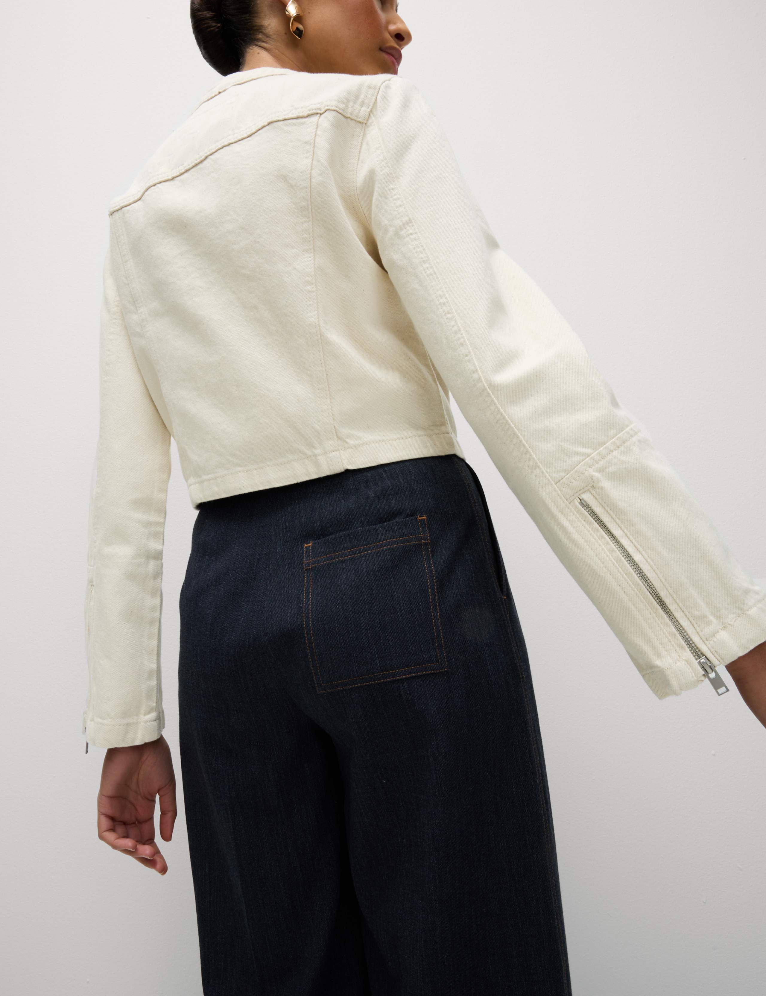 Denim Moto Jacket 4 of 7