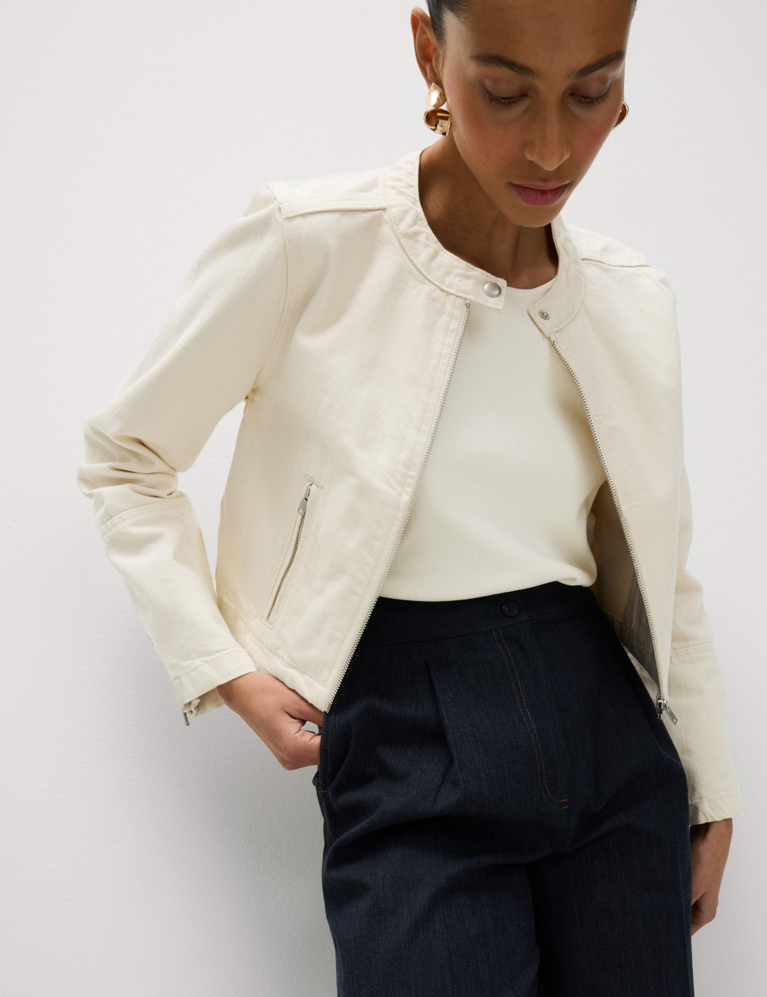 Denim Moto Jacket 5 of 7