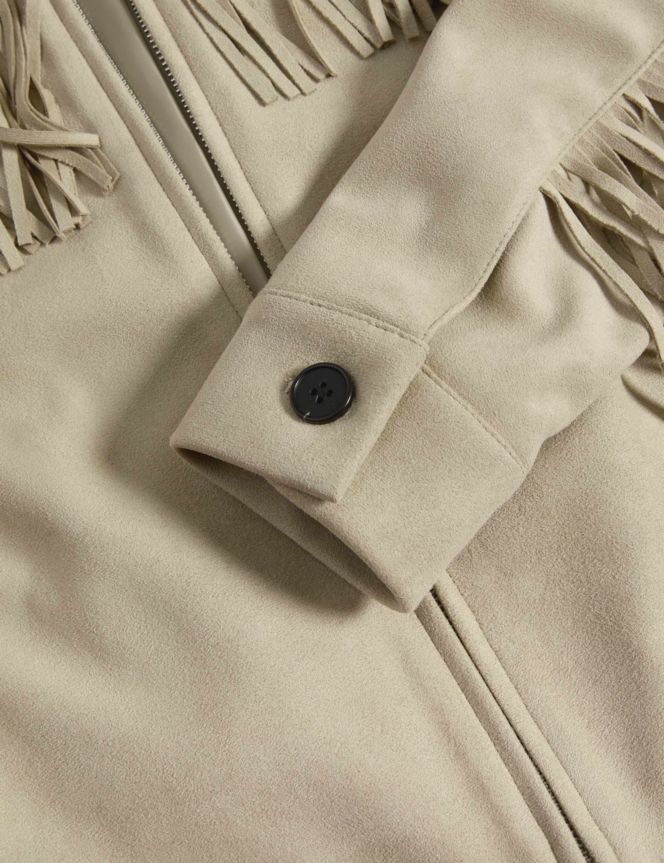 Suedette Fringed Jacket 6 of 6