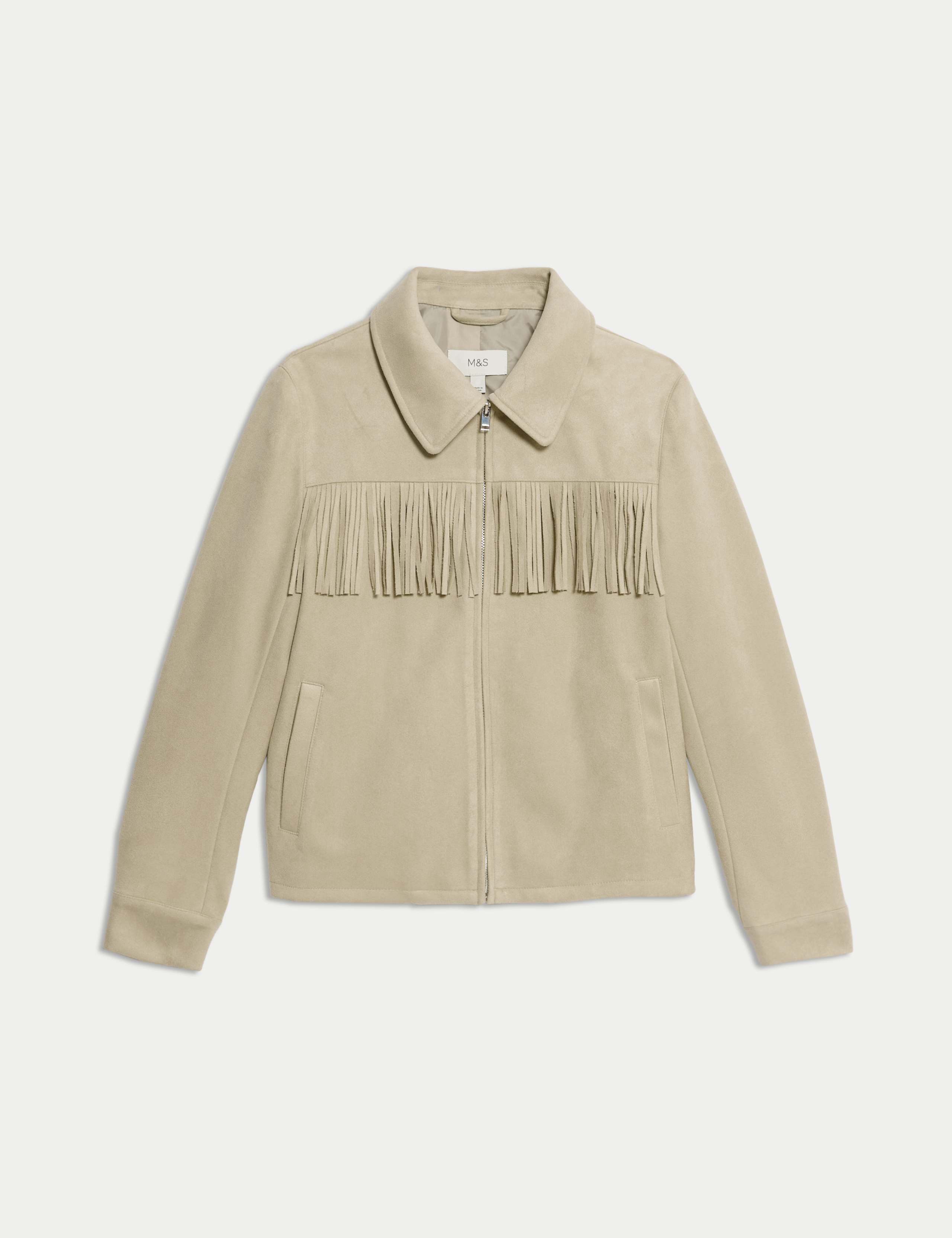Suedette Fringed Jacket 2 of 6