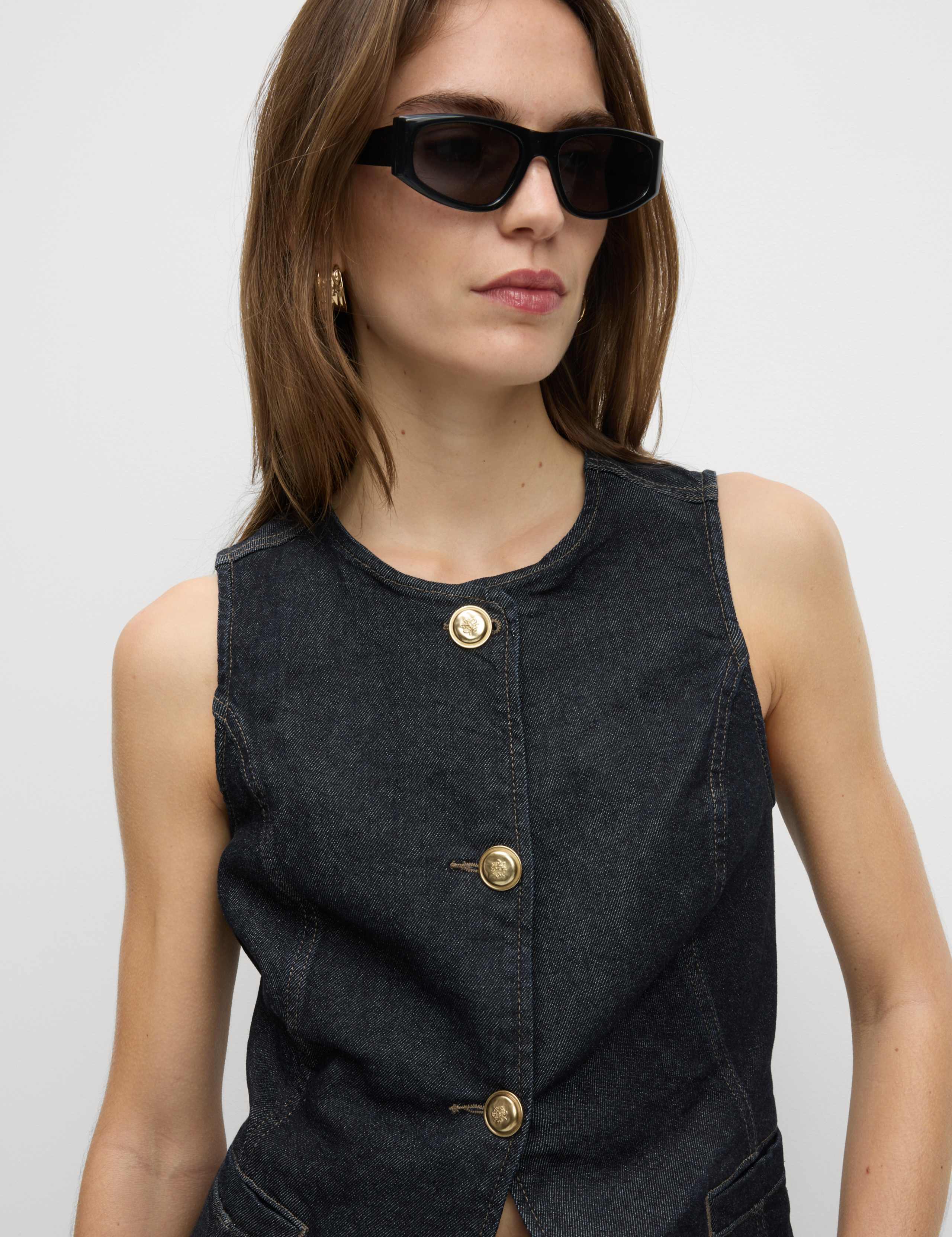 Denim Waistcoat 5 of 6