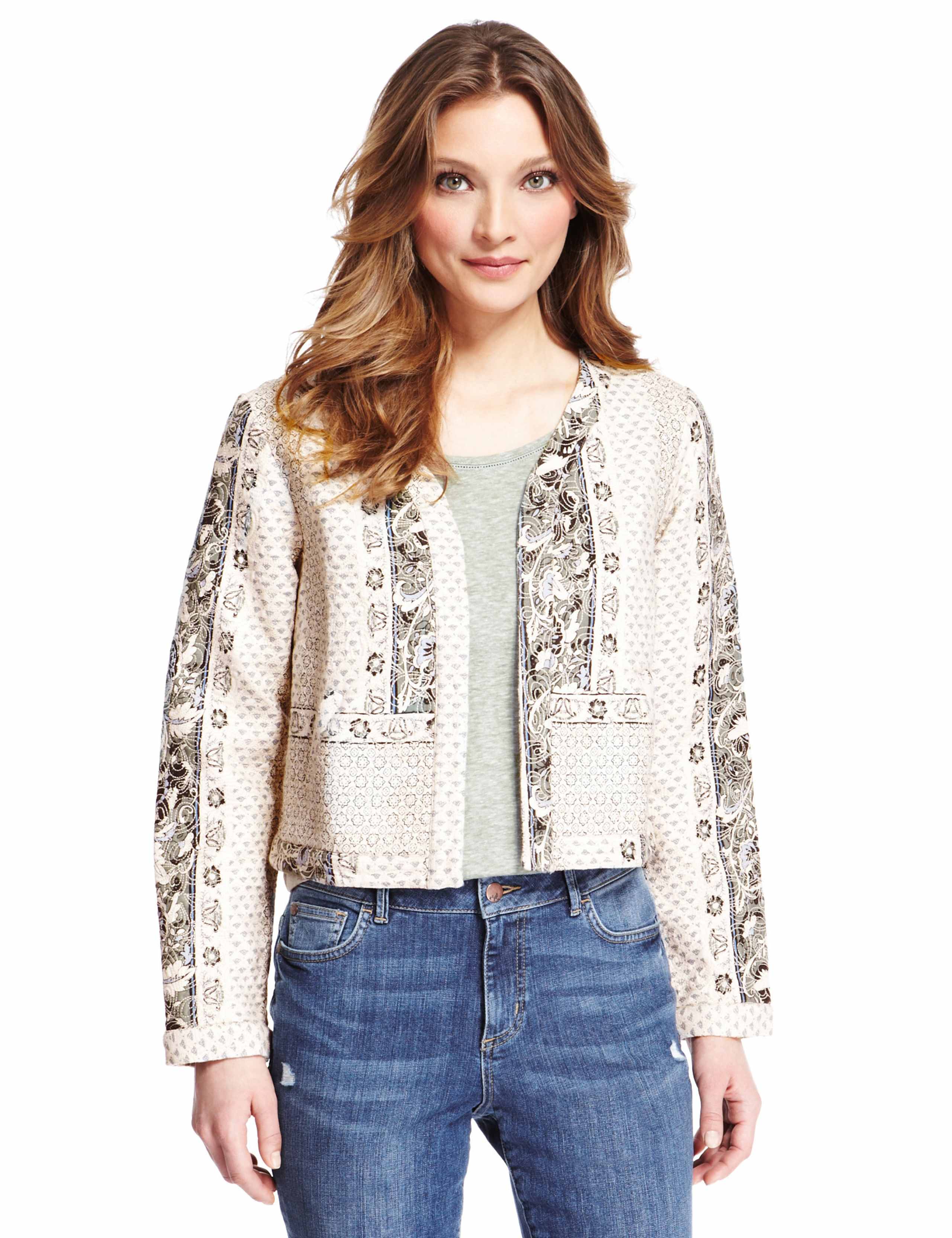 Floral & Quilted Jacket 1 of 7