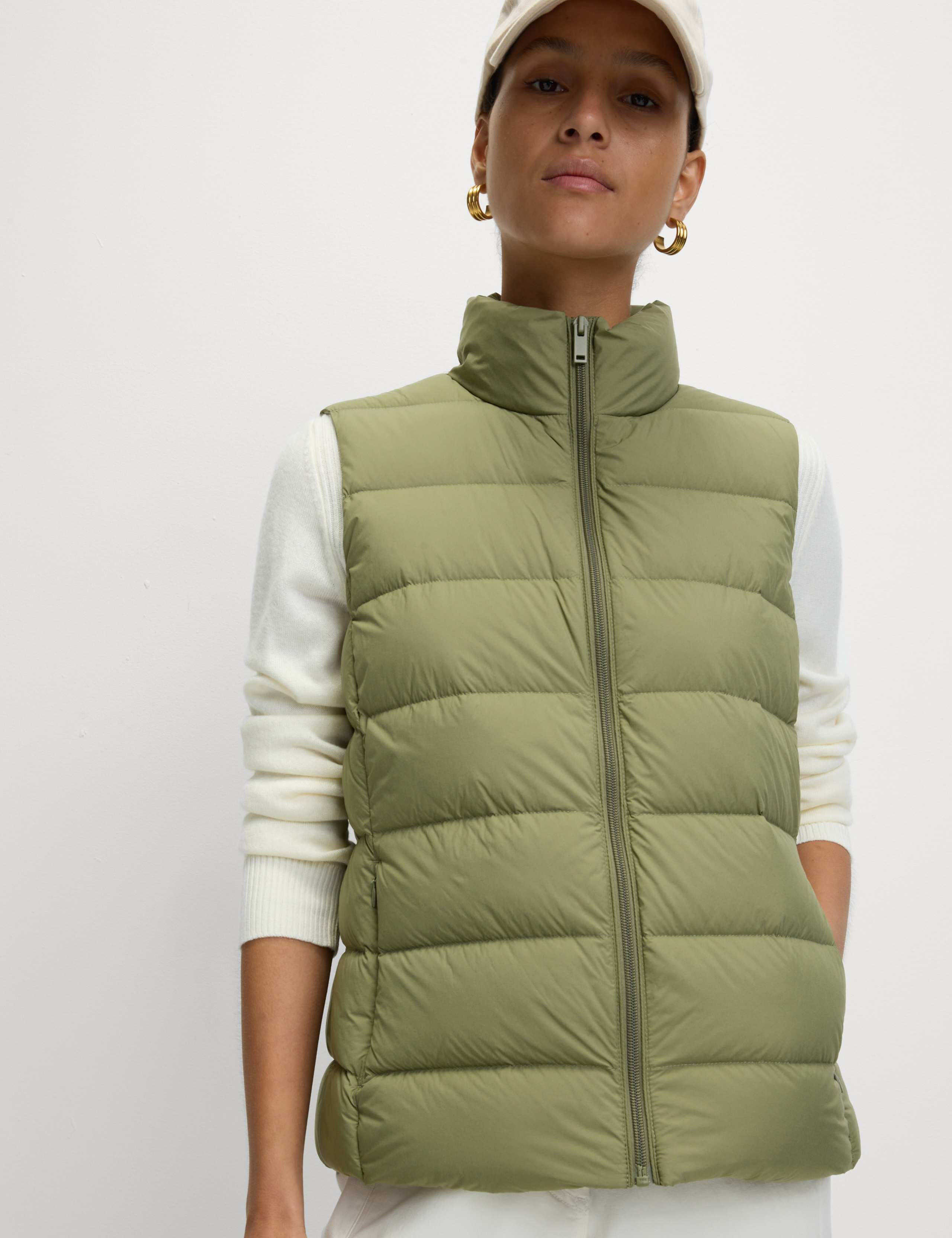 Feather & Down Packaway Funnel Neck Gilet 6 of 7