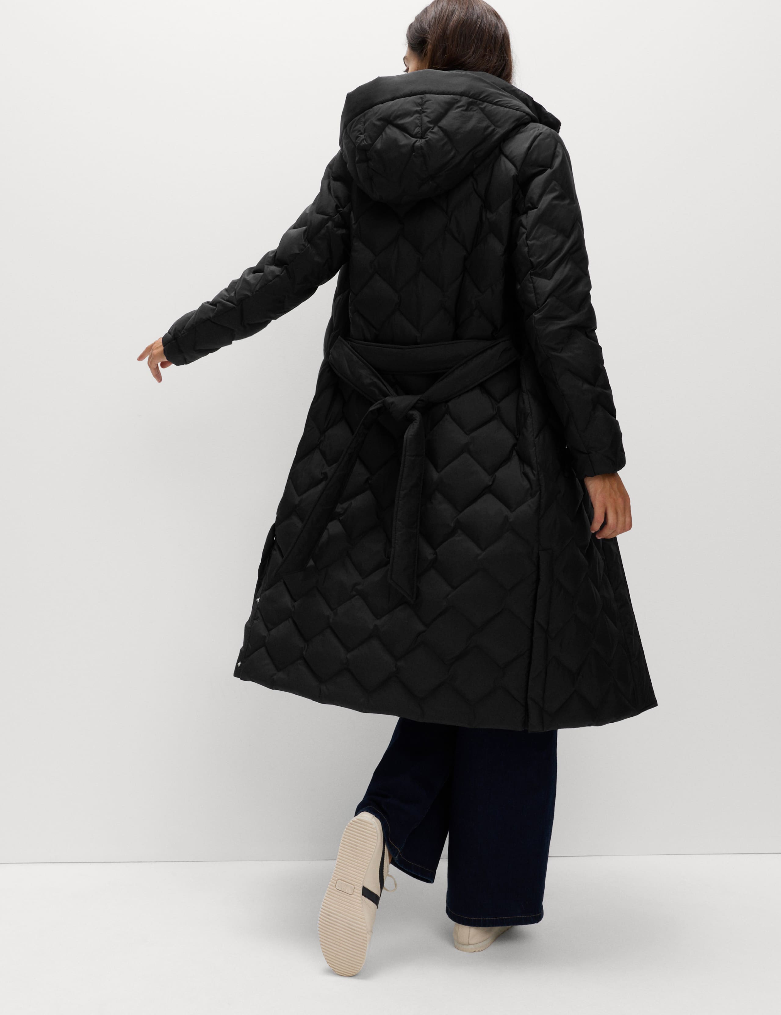 Feather & Down Quilted Zig Zag Coat 6 of 7