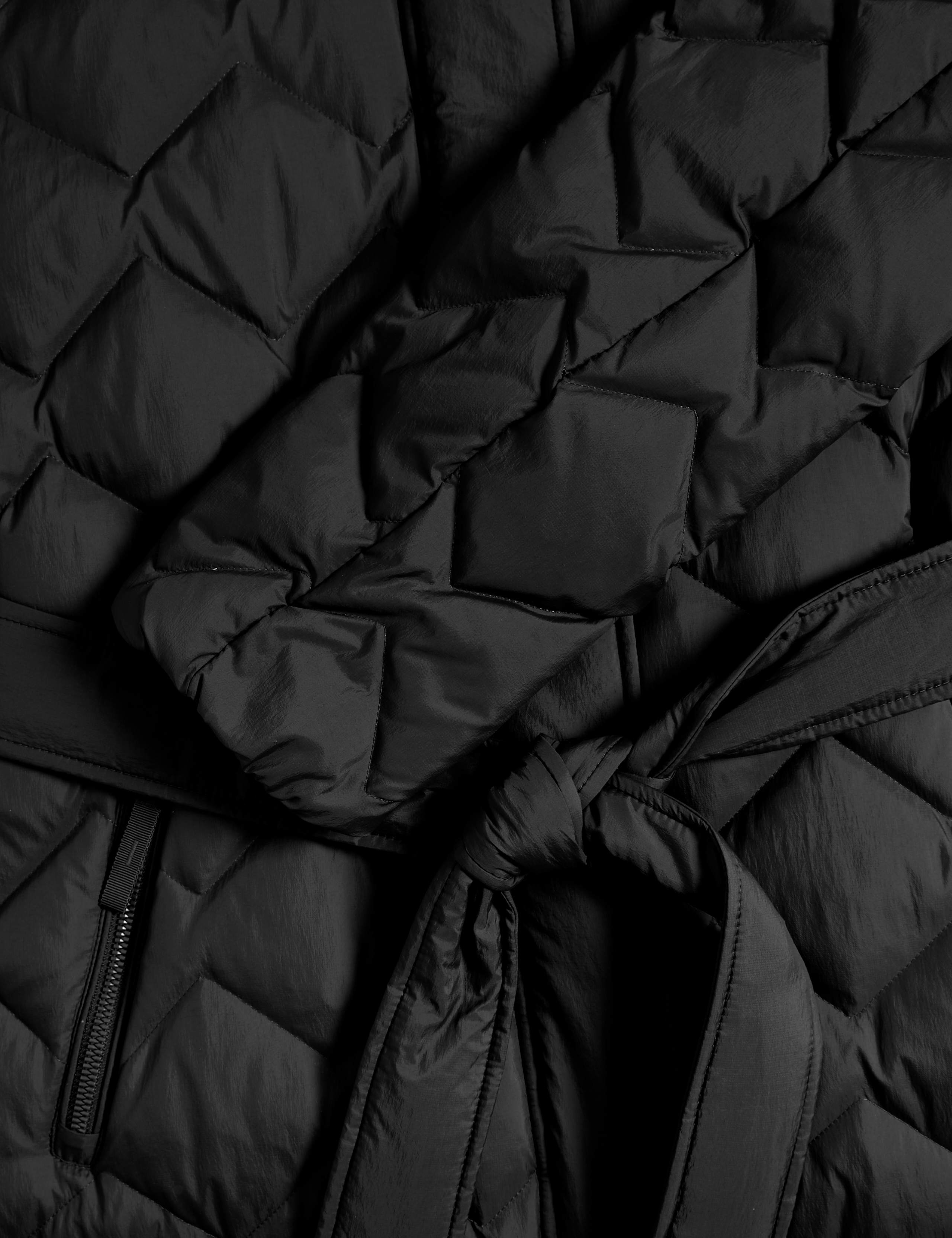Feather & Down Quilted Zig Zag Coat 7 of 7