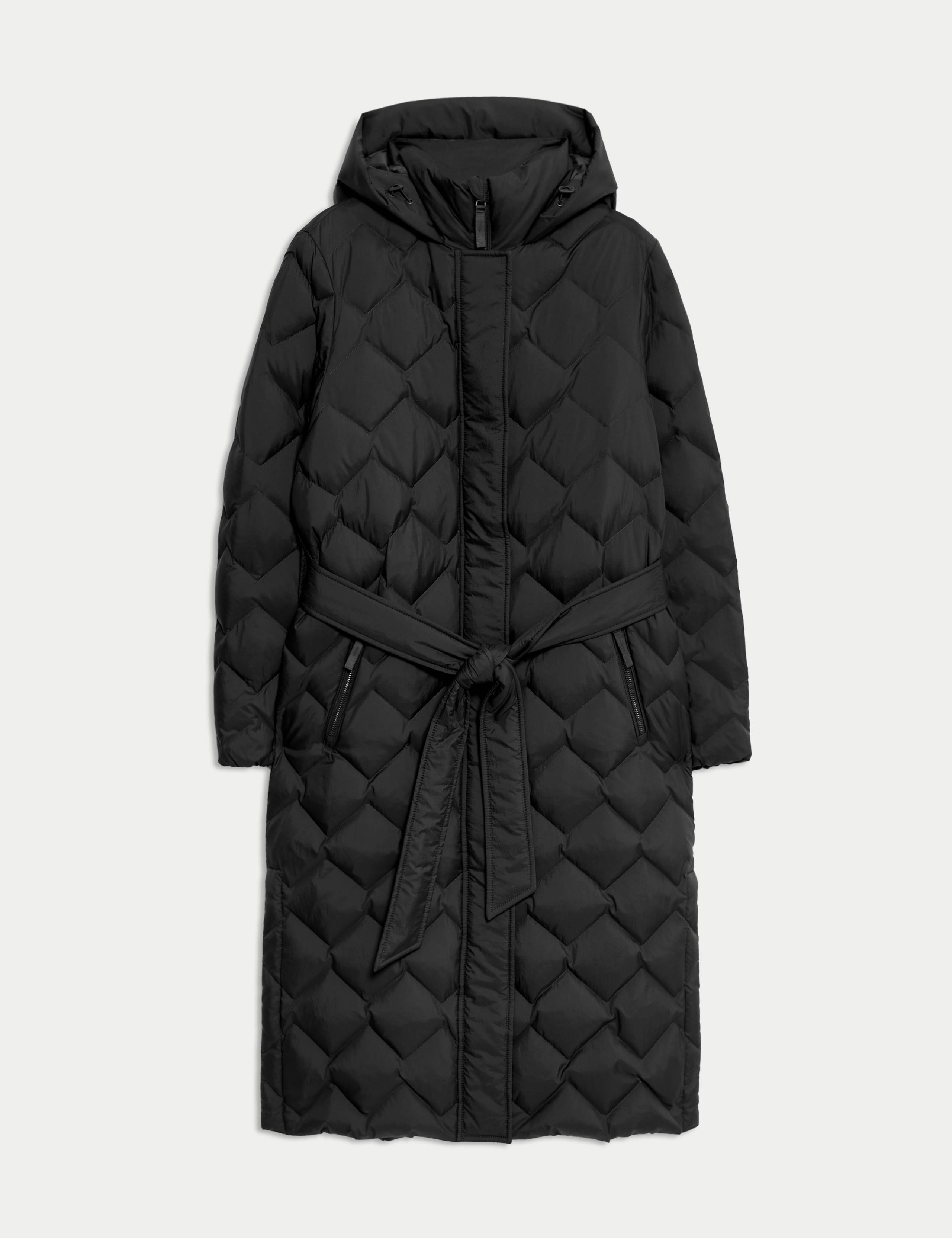 Feather & Down Quilted Zig Zag Coat 2 of 7