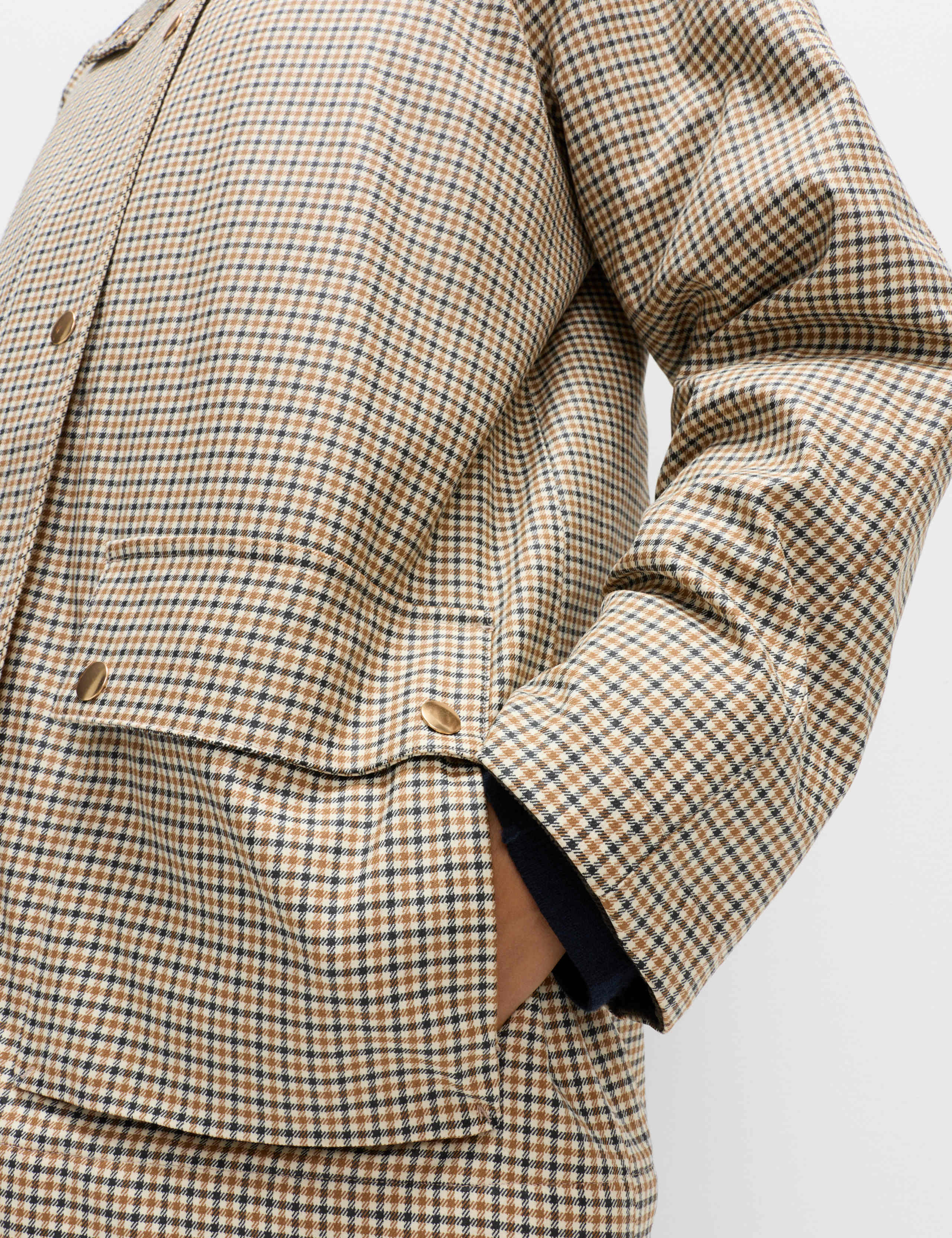 Waxed Look Checked Utility Jacket 5 of 6