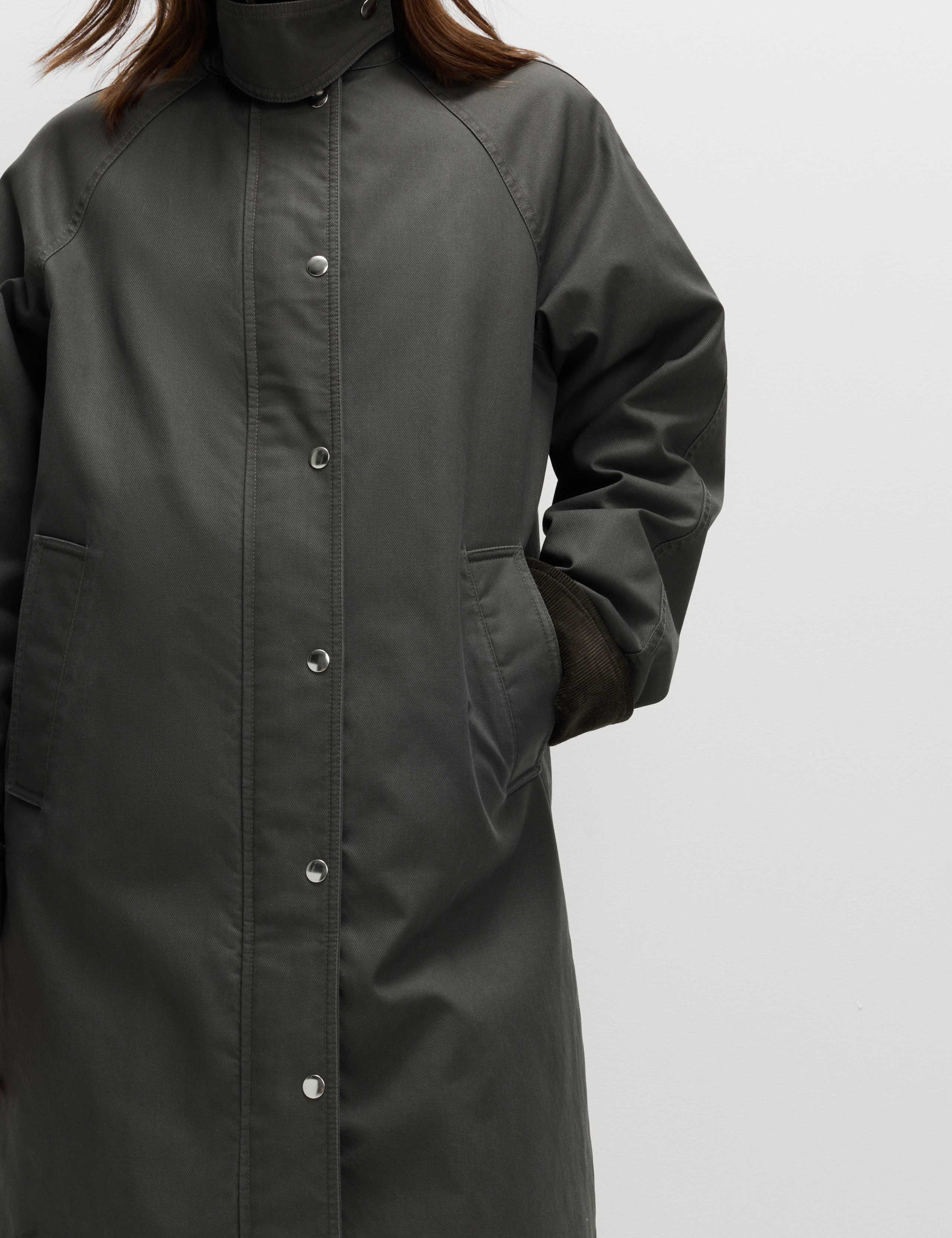 Cotton Rich Collared Utility Car Coat 3 of 7
