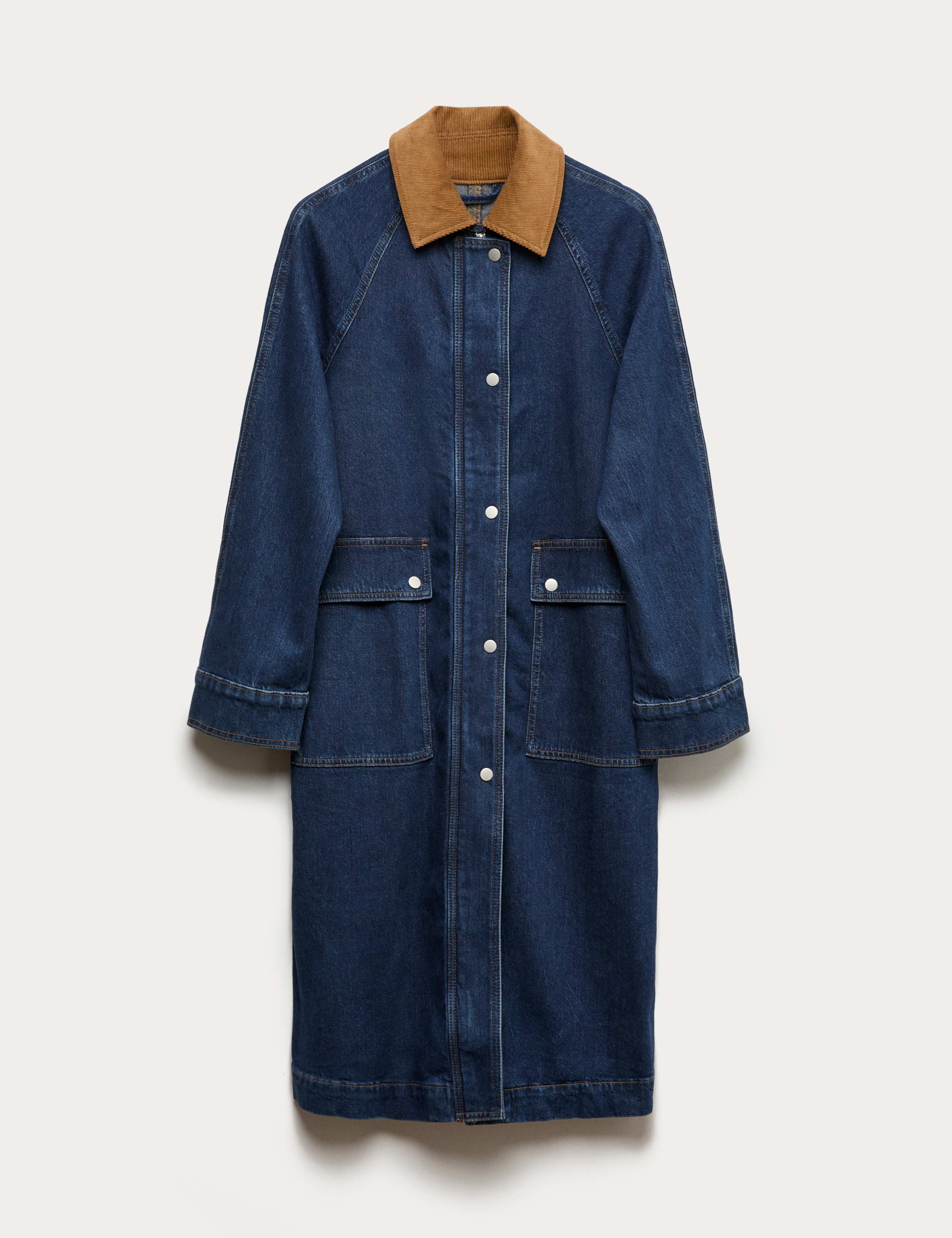 Denim Car Coat 2 of 7