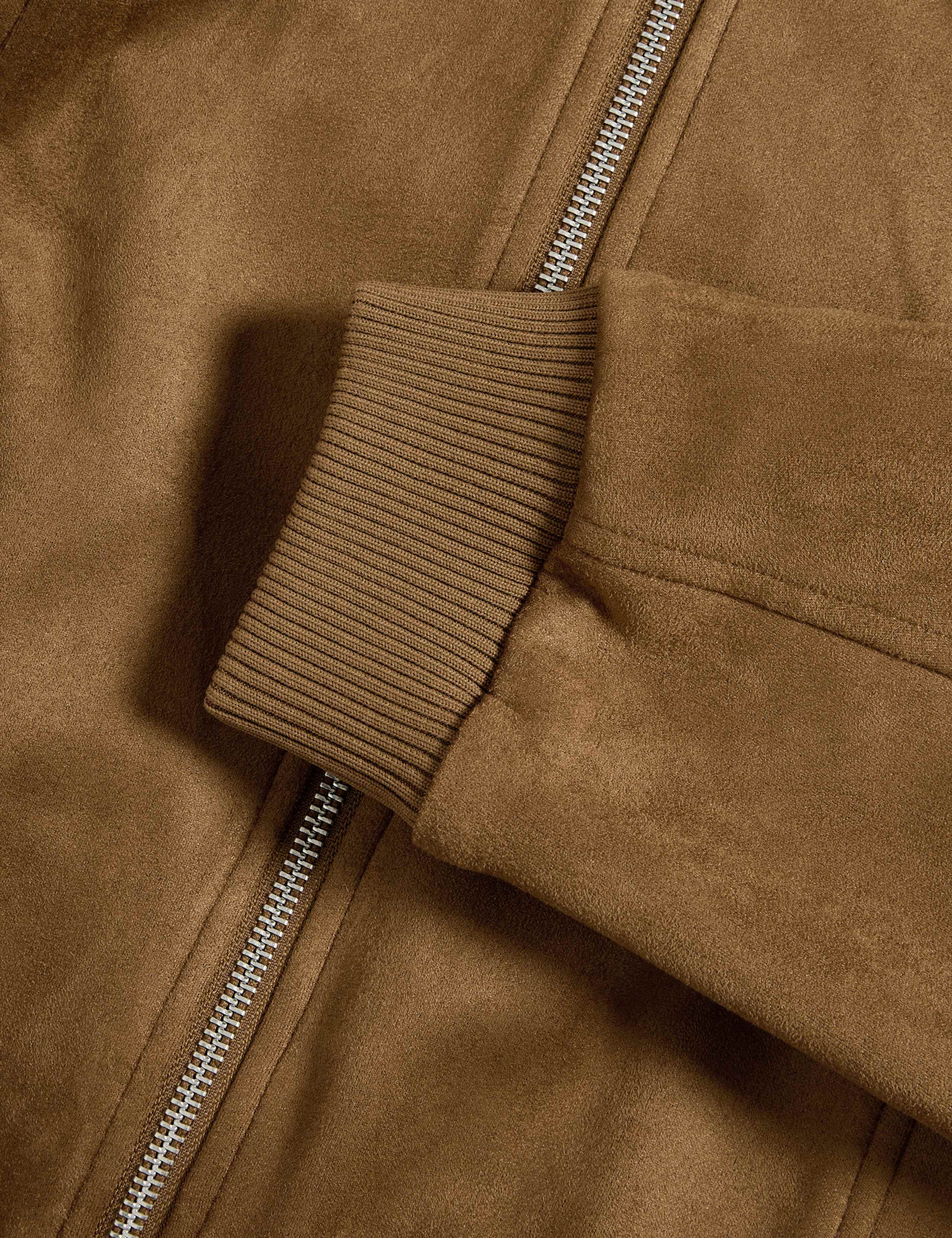 Suedette Lightweight Bomber Jacket 8 of 8