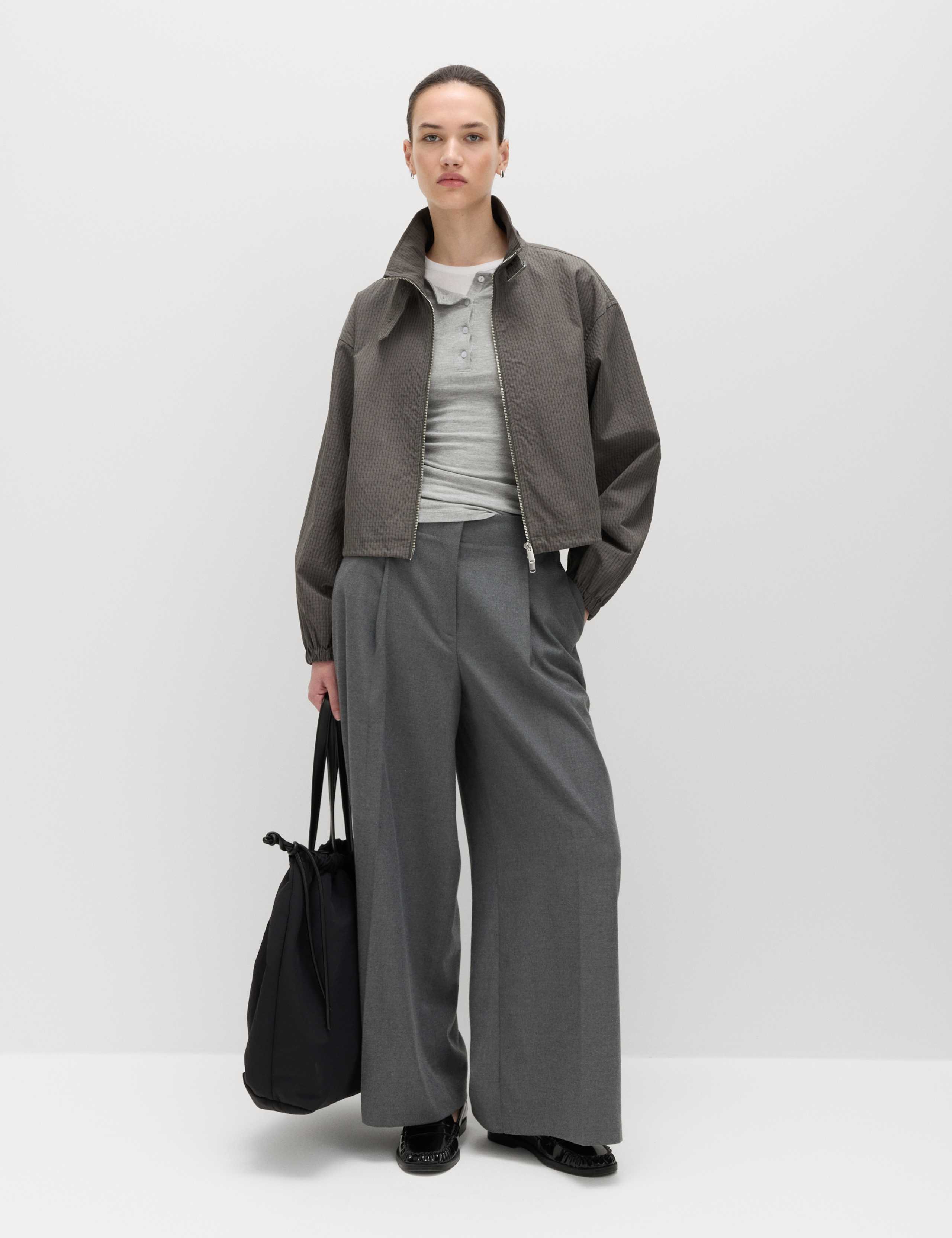 Cotton Rich Lightweight Buckle Short Jacket 3 of 6