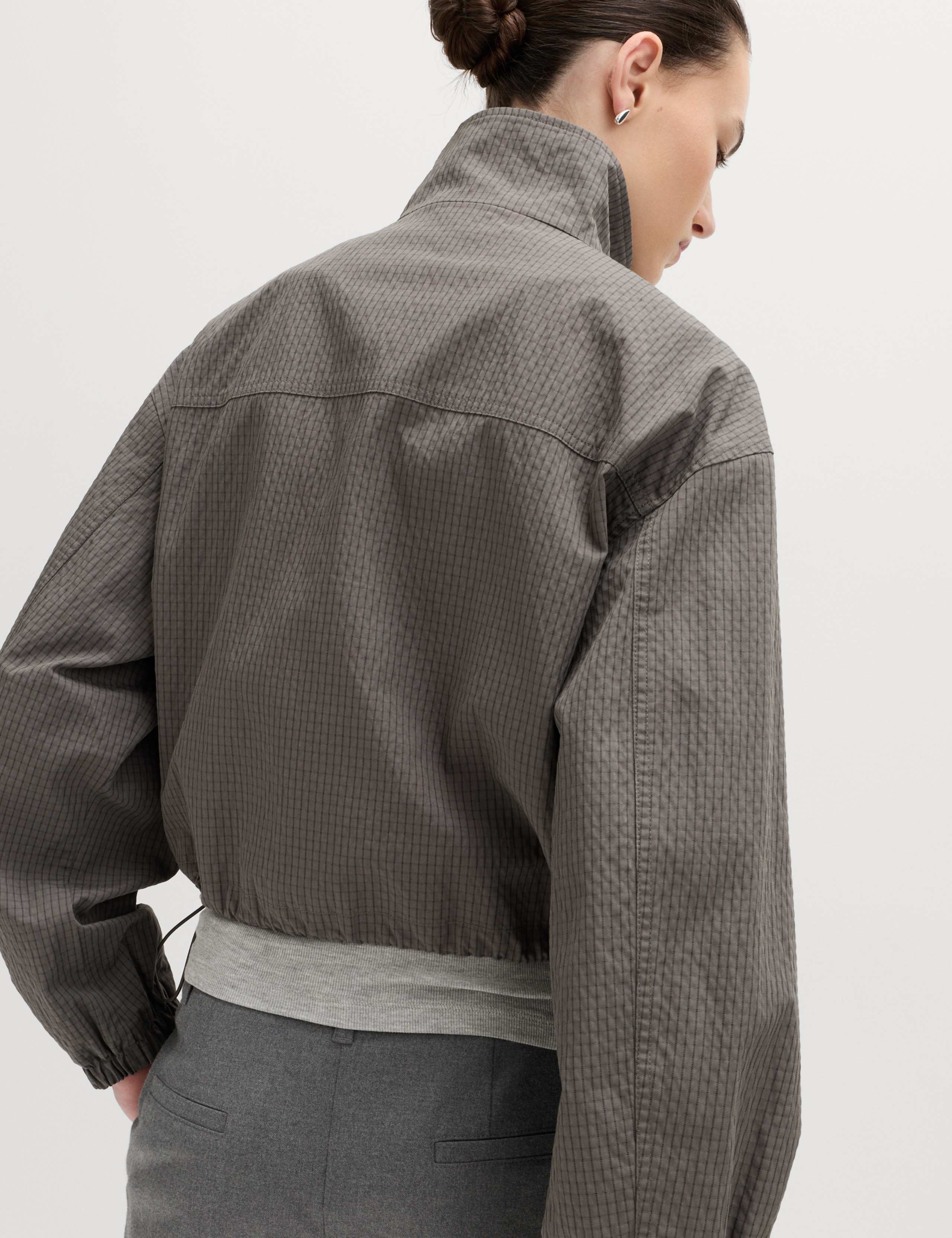 Cotton Rich Lightweight Buckle Short Jacket 6 of 6