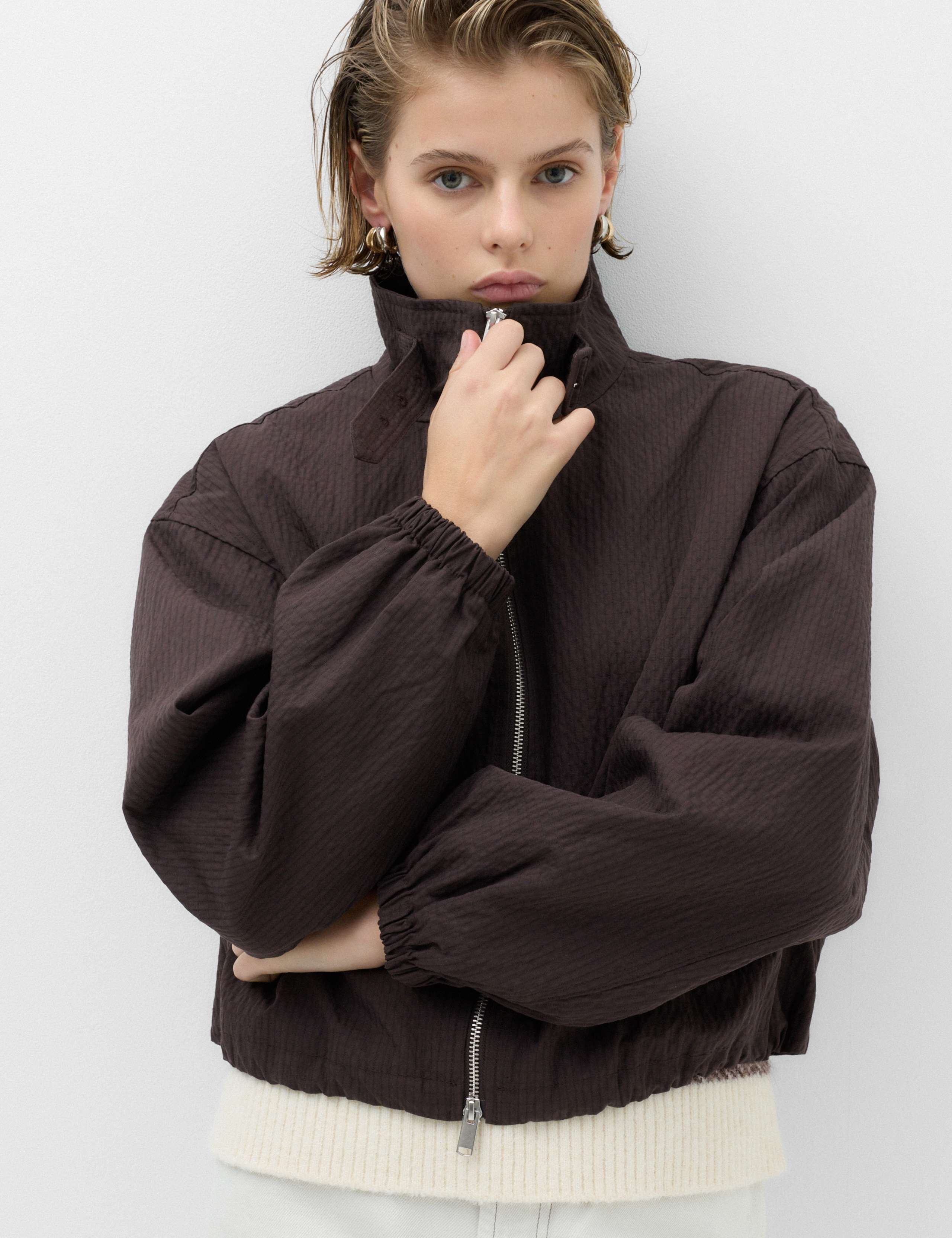 Cotton Rich Lightweight Buckle Short Jacket 1 of 7