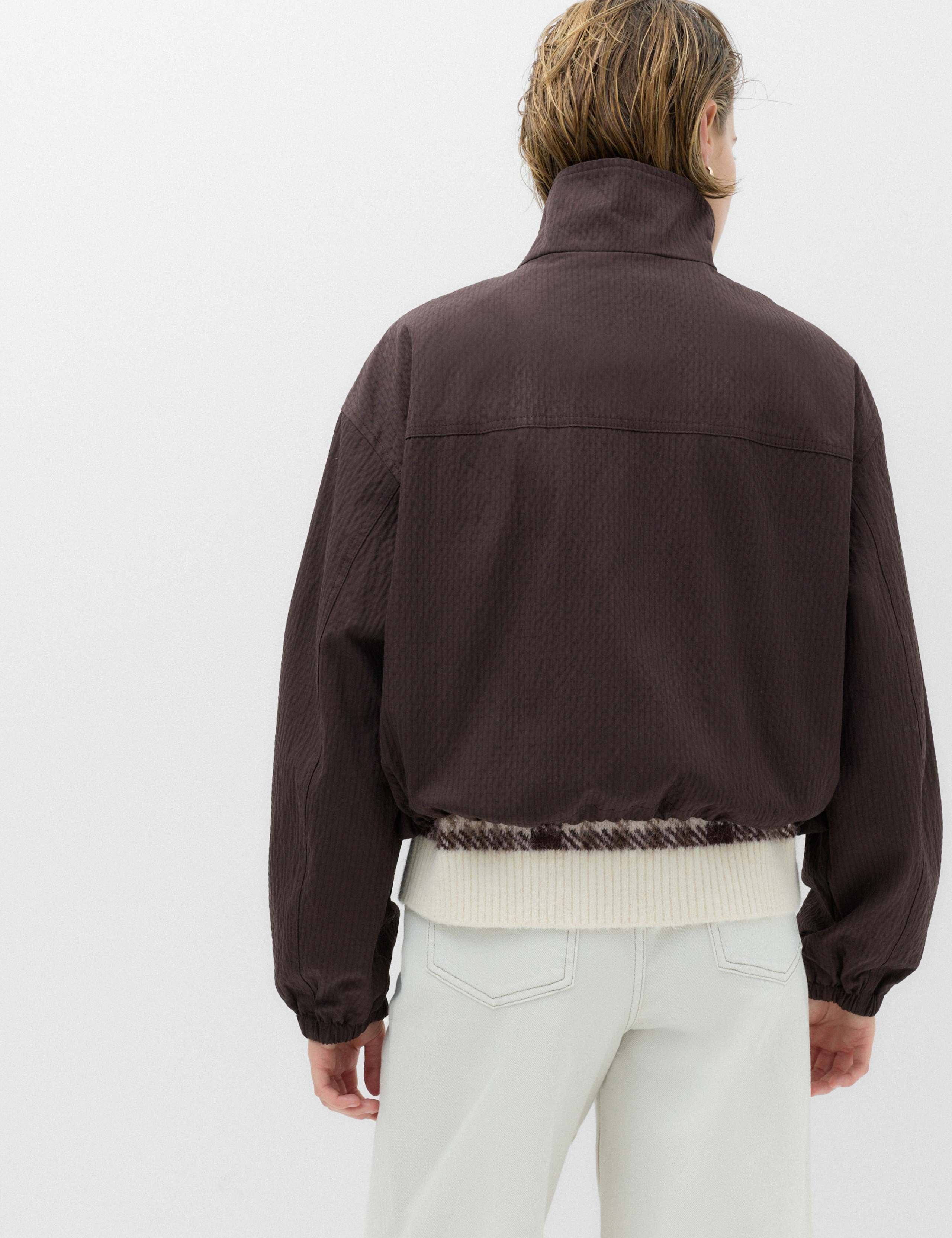 Cotton Rich Lightweight Buckle Short Jacket 4 of 7