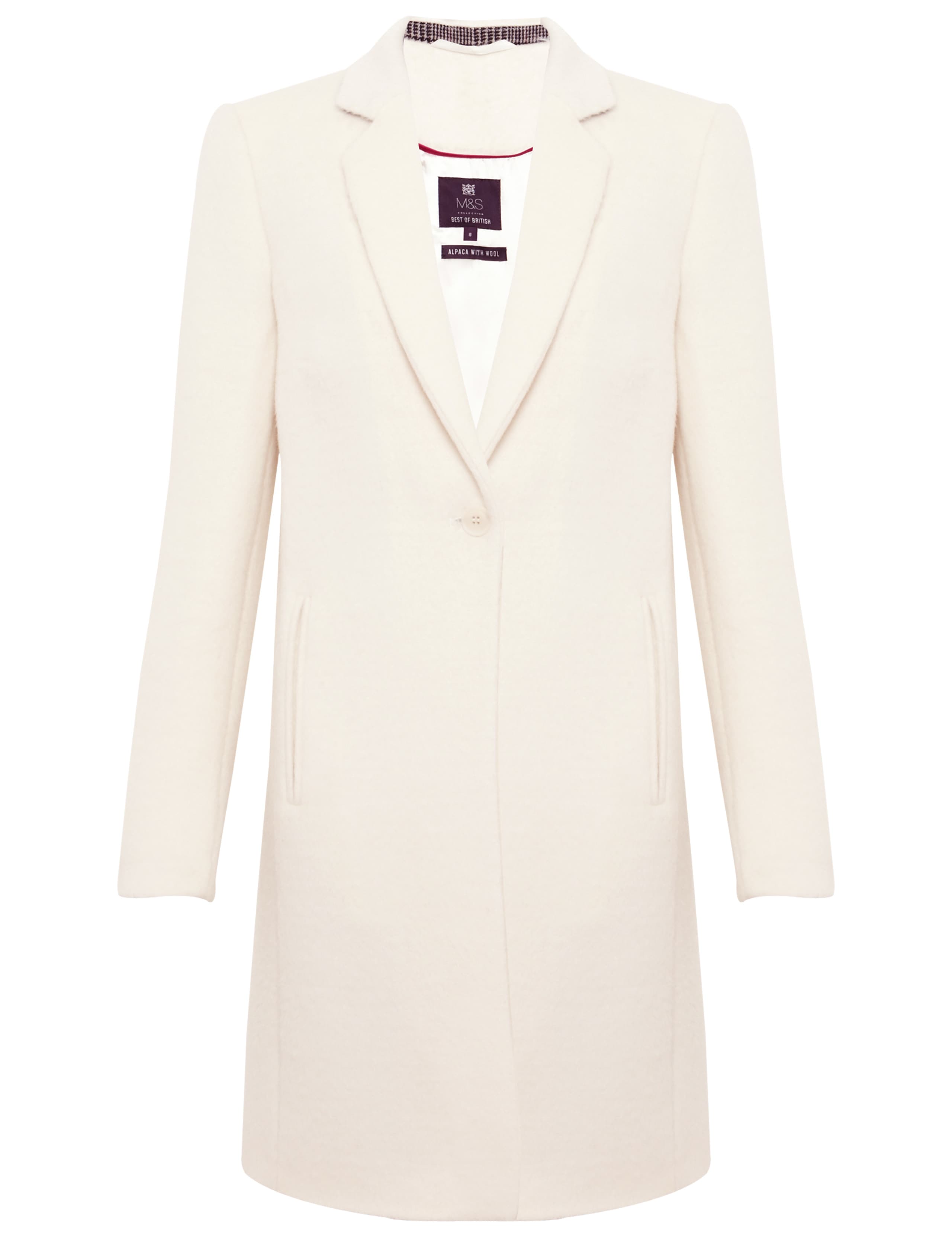 Best of British Outerwear Deep V-Neck Coat with Wool 3 of 7