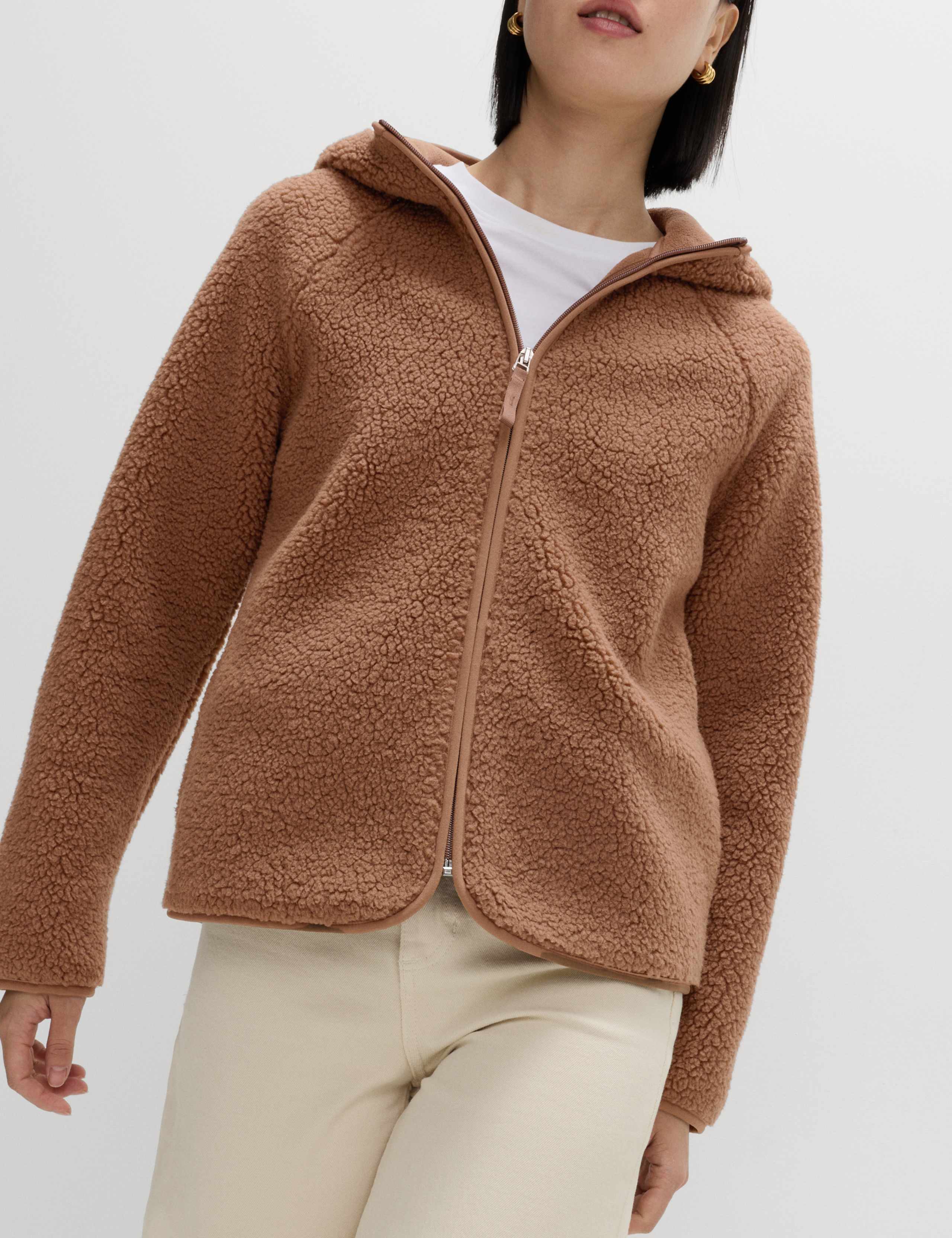 Borg Lightweight Hooded Jacket 5 of 6