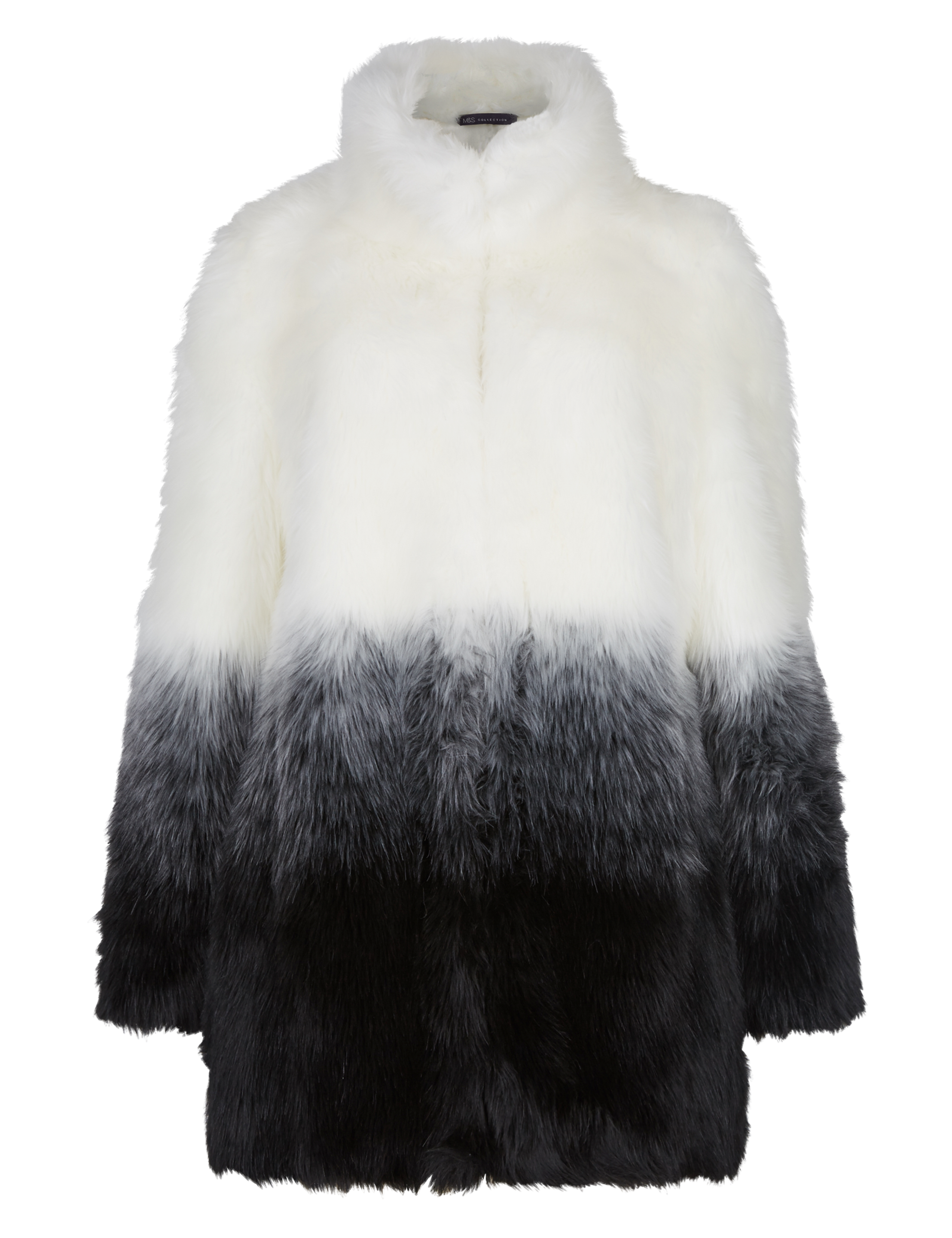Faux Fur Ombre Effect Coat 2 of 4