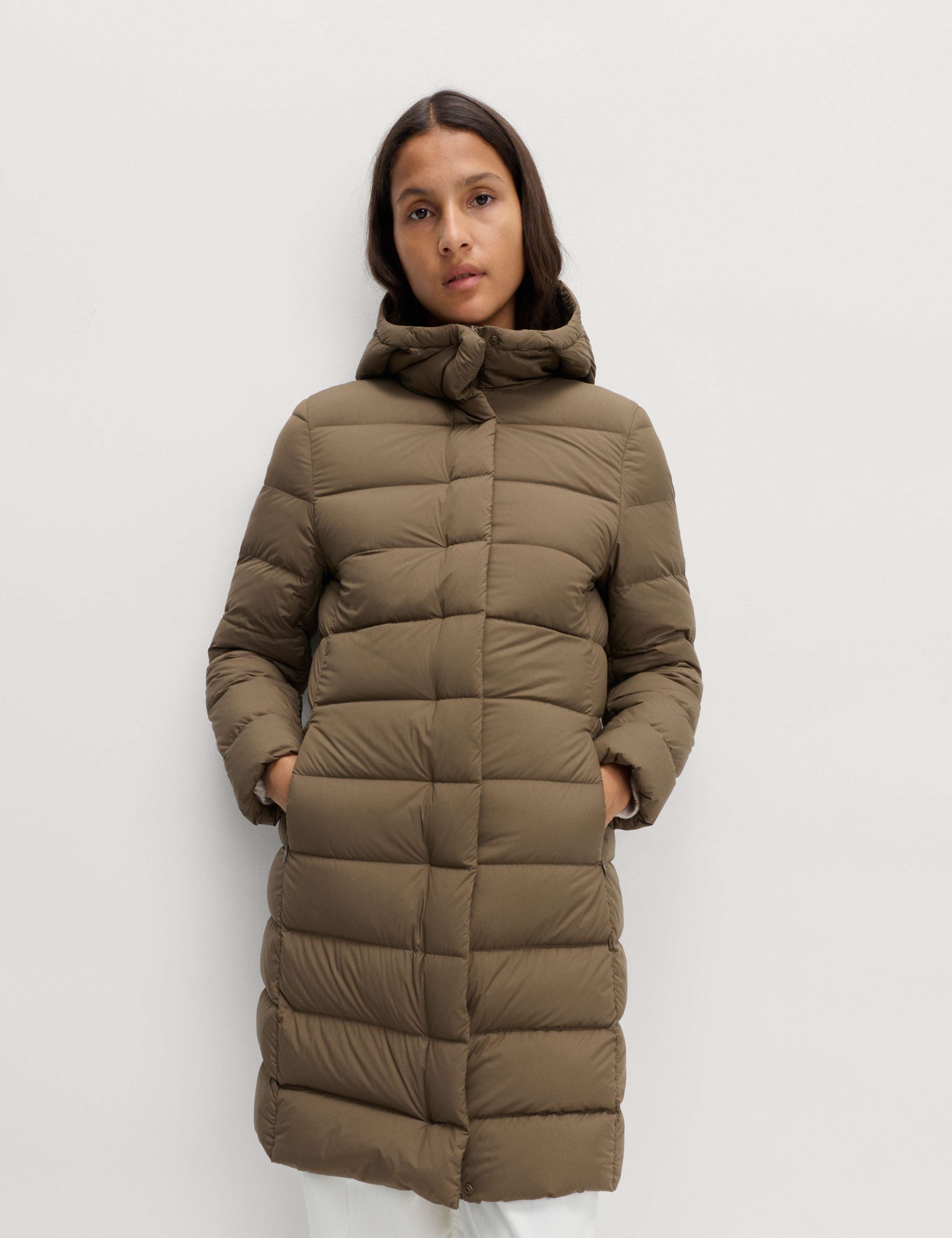 Feather & Down Hooded Duvet Coat 4 of 6