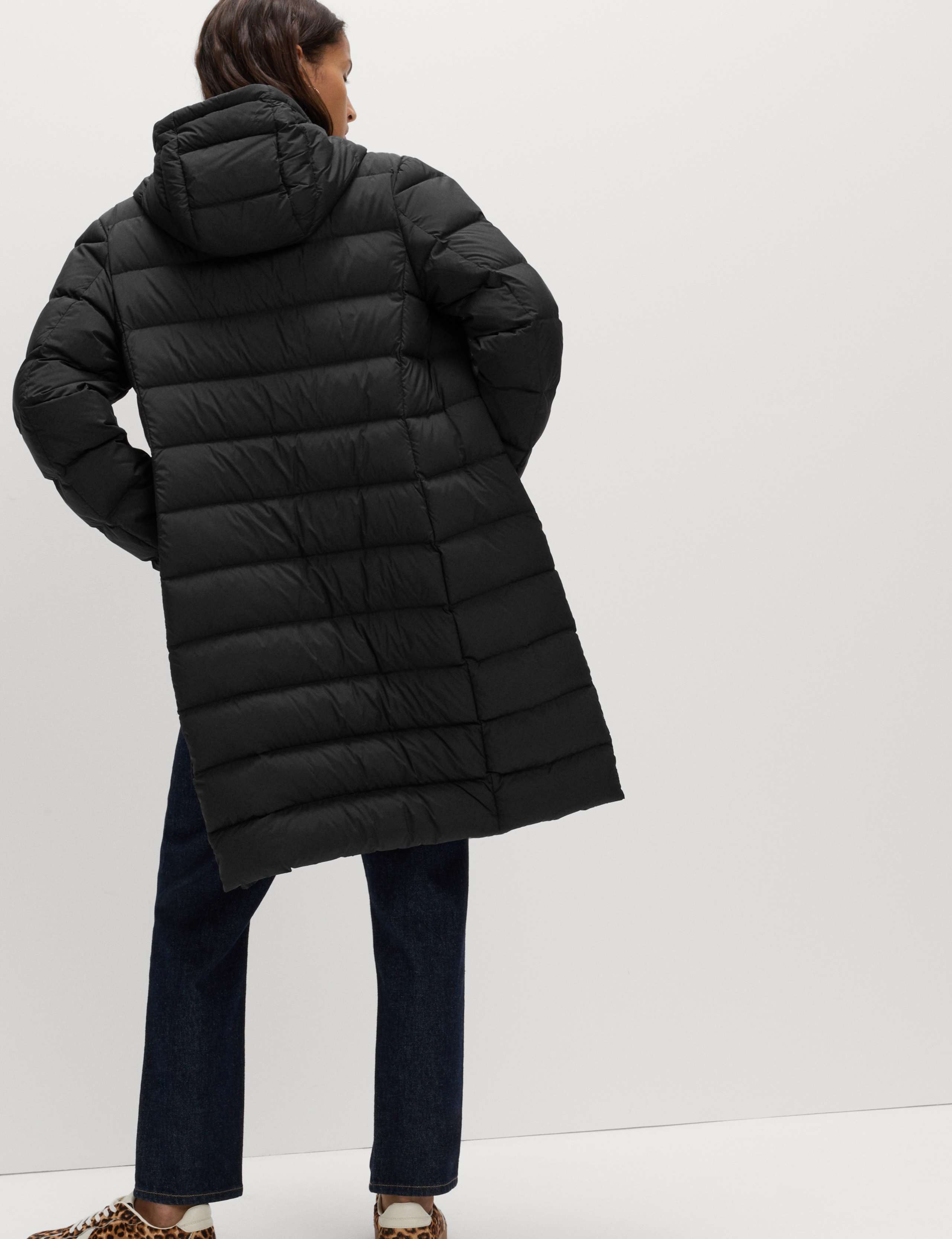 Feather & Down Hooded Duvet Coat 5 of 7