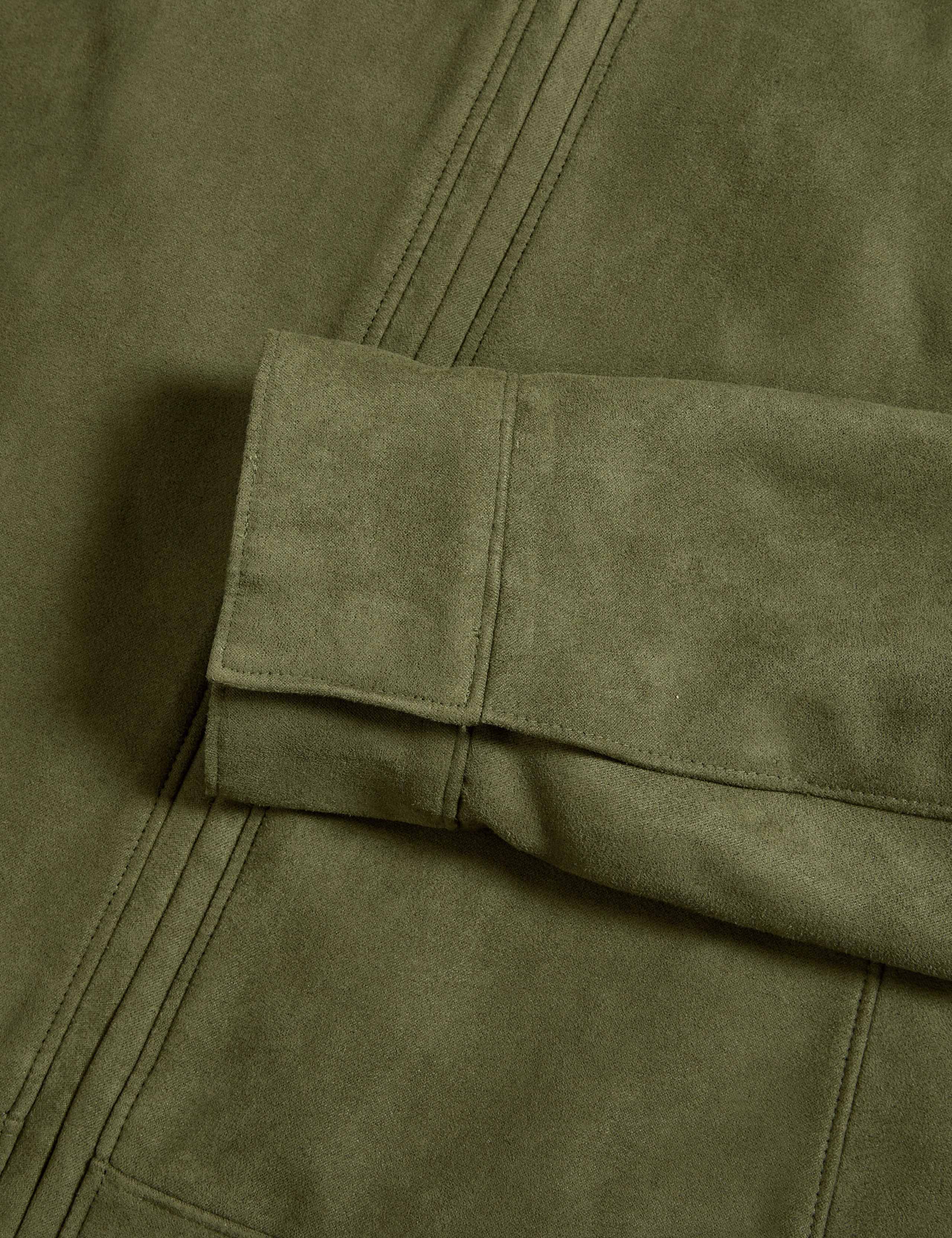 Suedette Harrington Jacket 8 of 8
