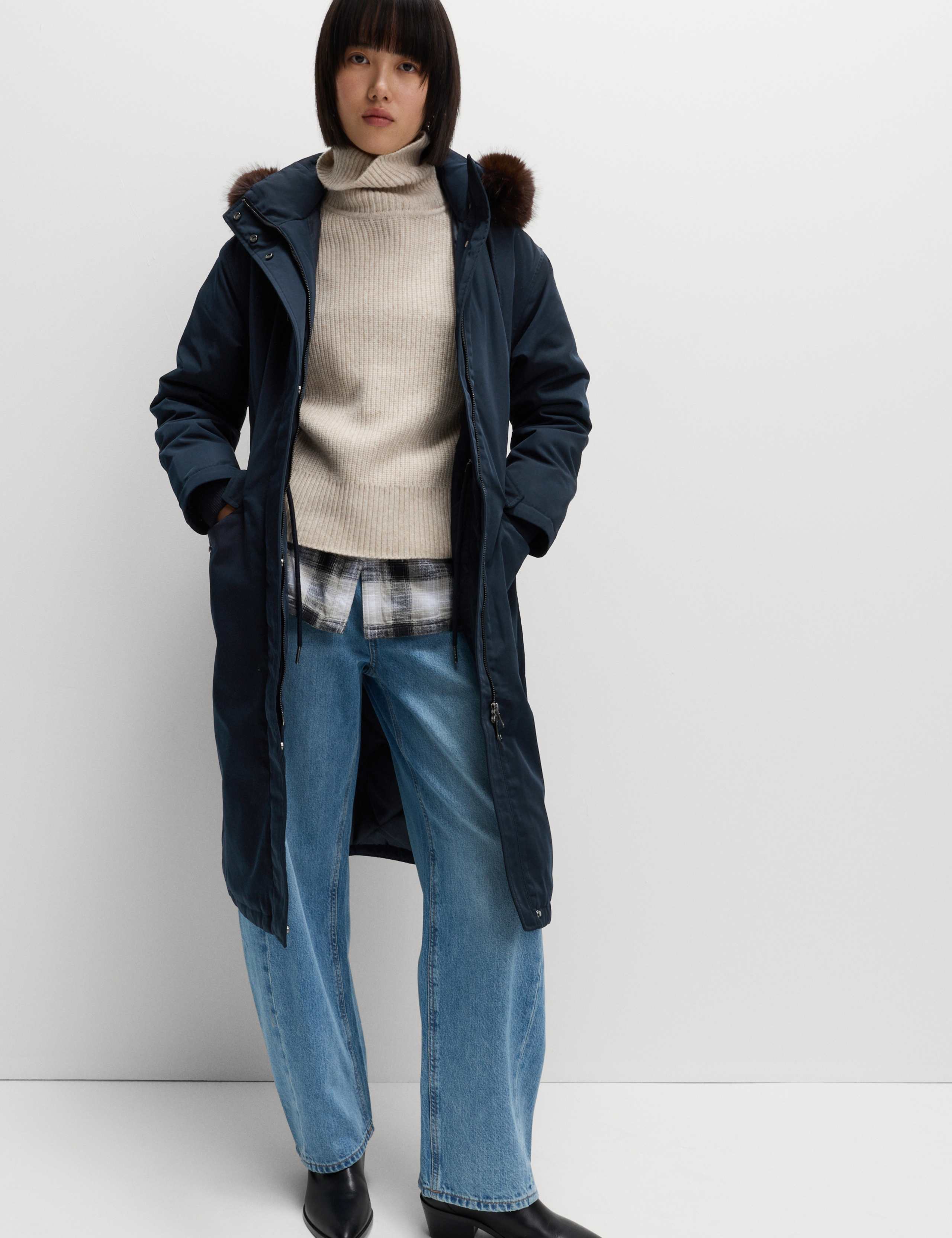 Technical Stormwear™ Hooded Longline Parka Coat 5 of 6