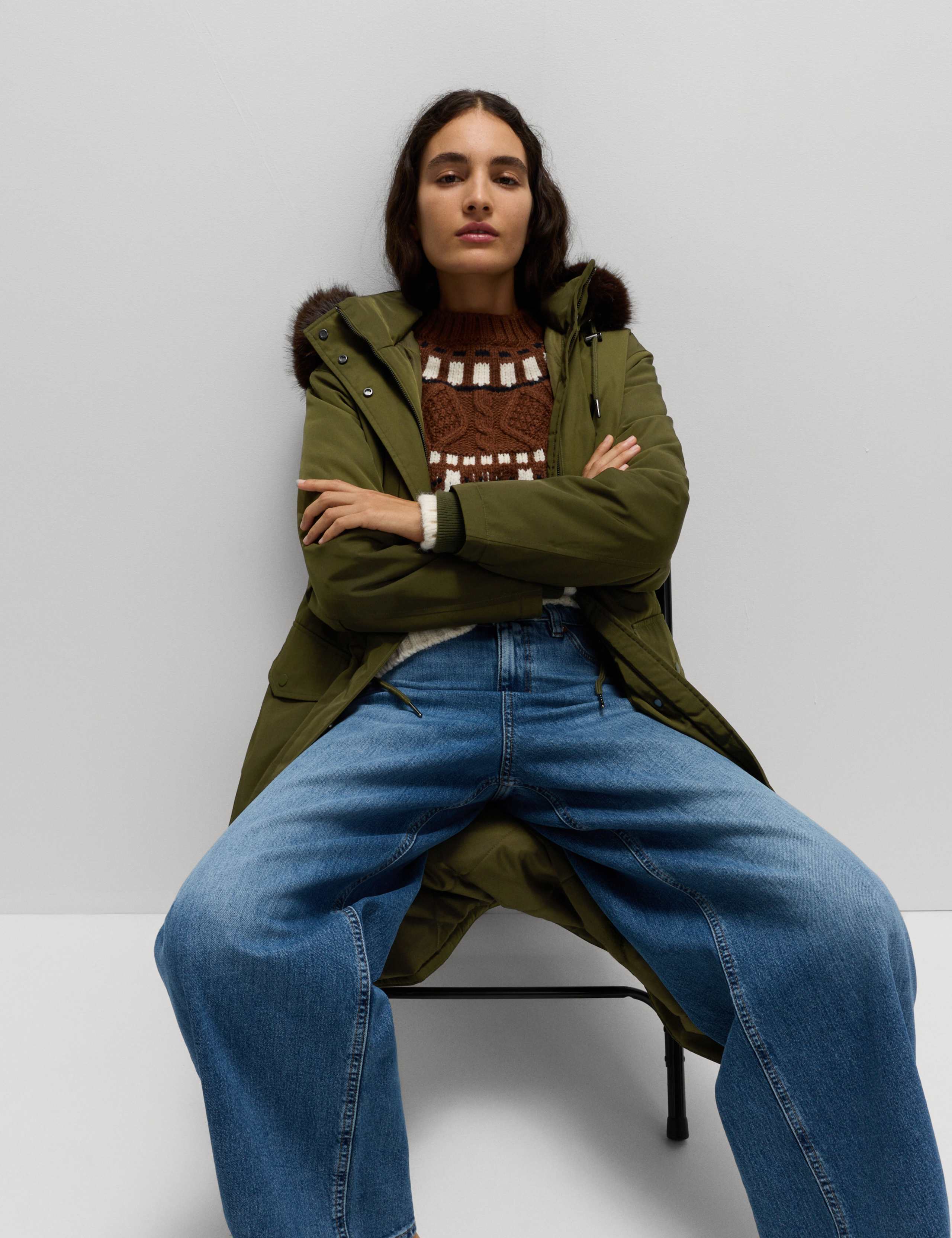 Technical Stormwear™ Hooded Longline Parka Coat 1 of 6