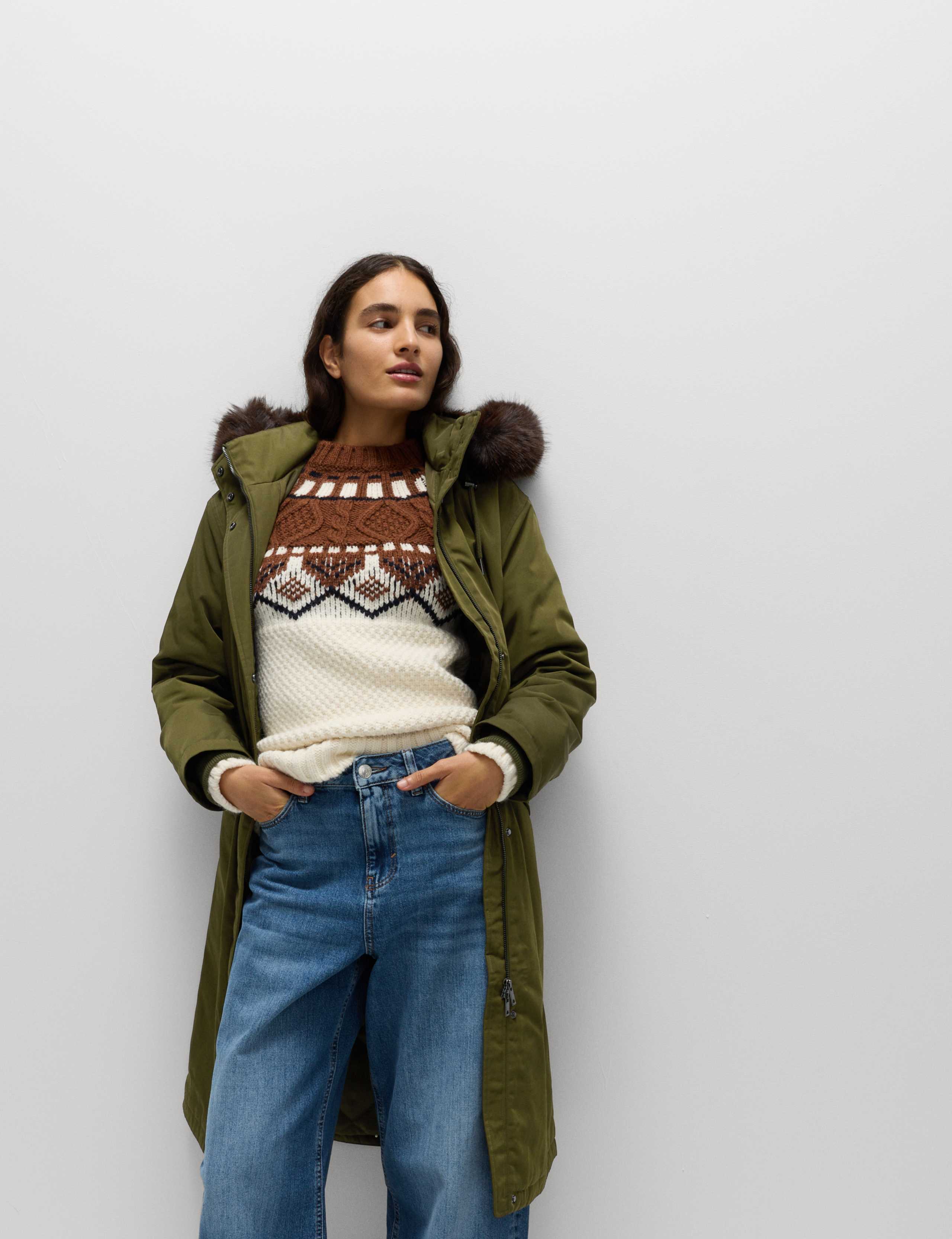 Technical Stormwear™ Hooded Longline Parka Coat 5 of 6