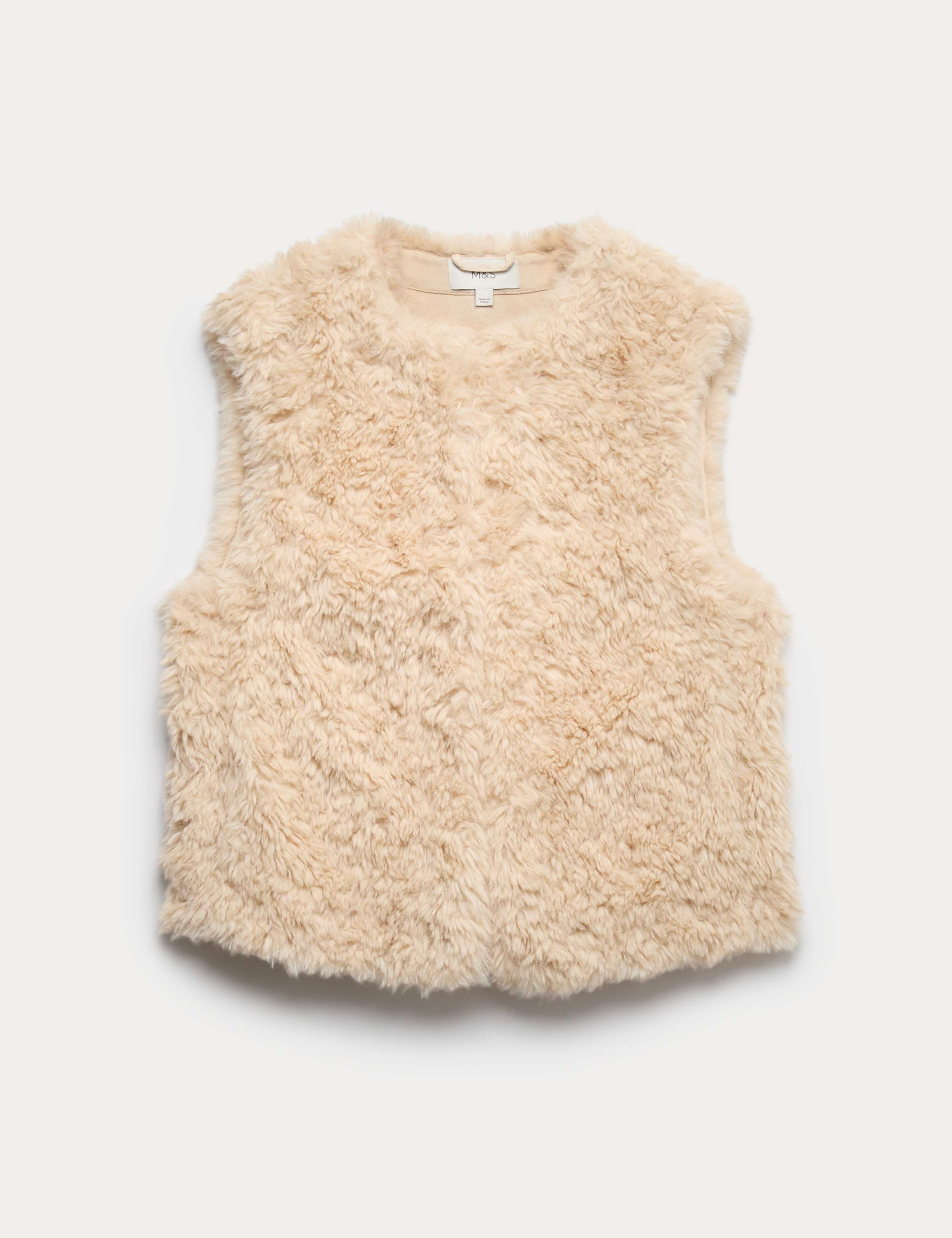 Faux Fur Textured Gilet 2 of 6