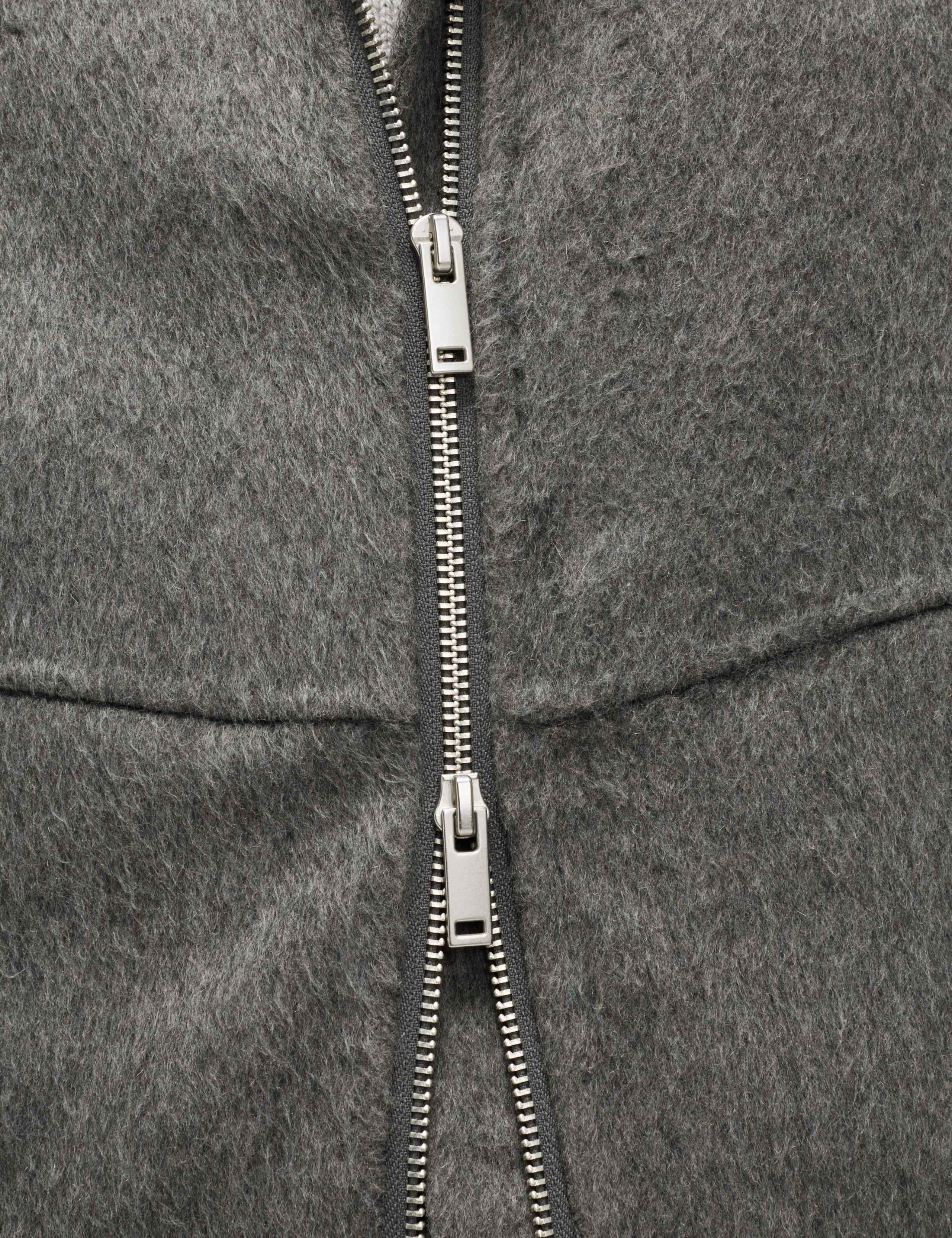 Wool Blend Textured Padded Hood Jacket 6 of 7