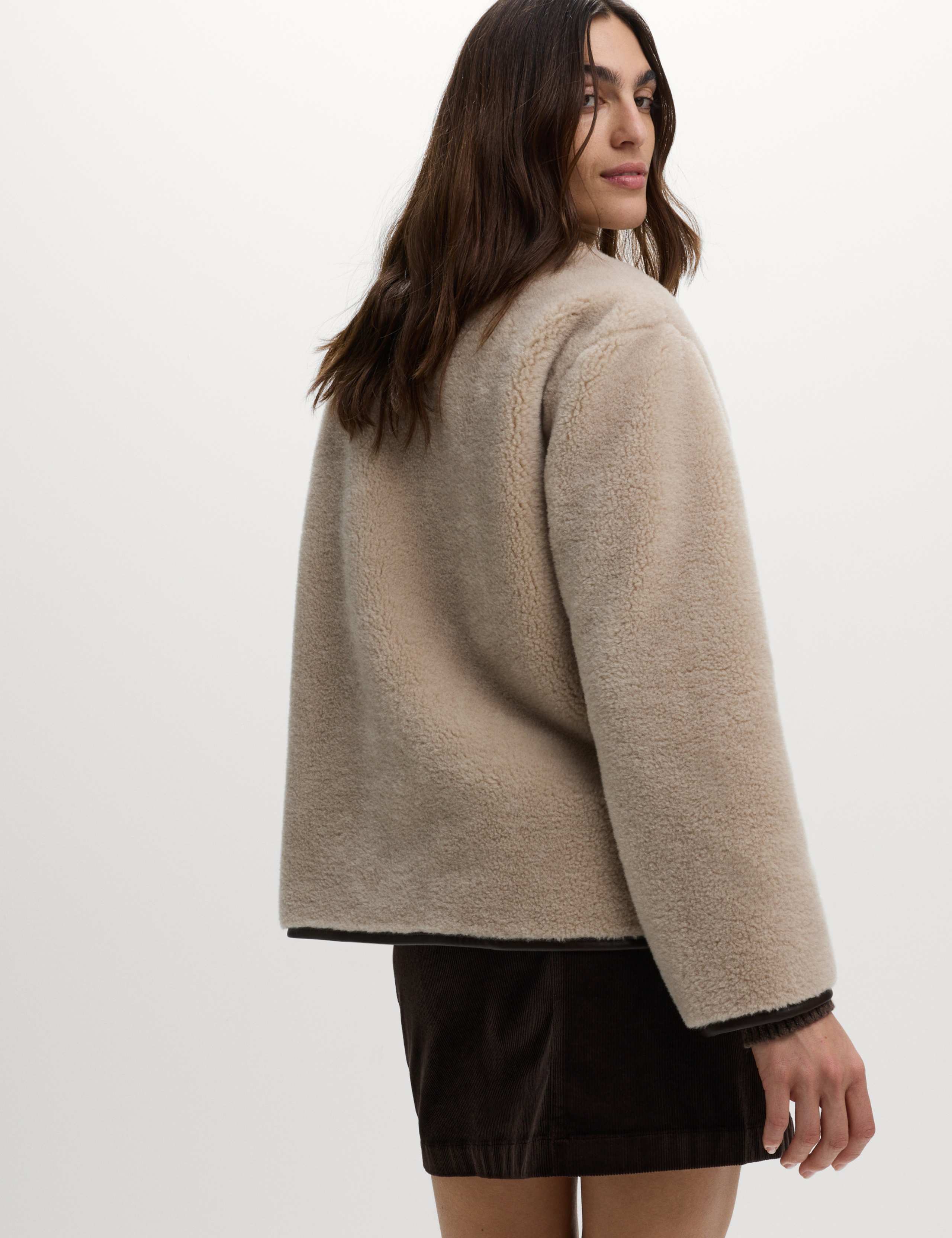Faux Fur Buckle Trim Coat 5 of 6