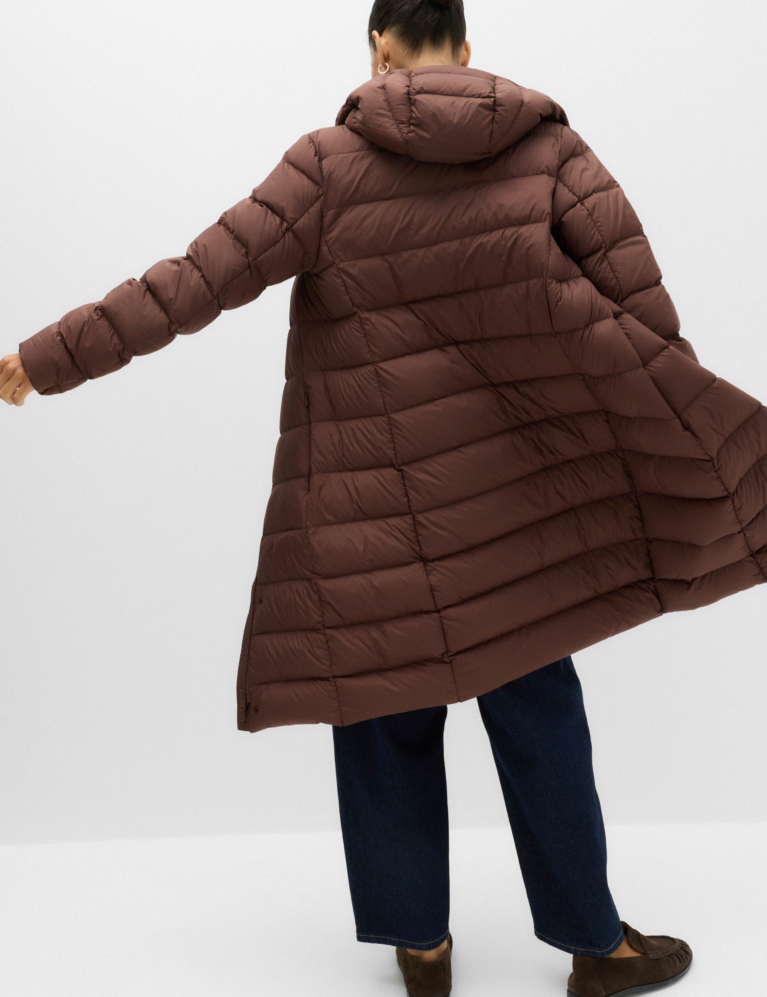 Feather & Down Hooded Padded Longline Coat 5 of 7