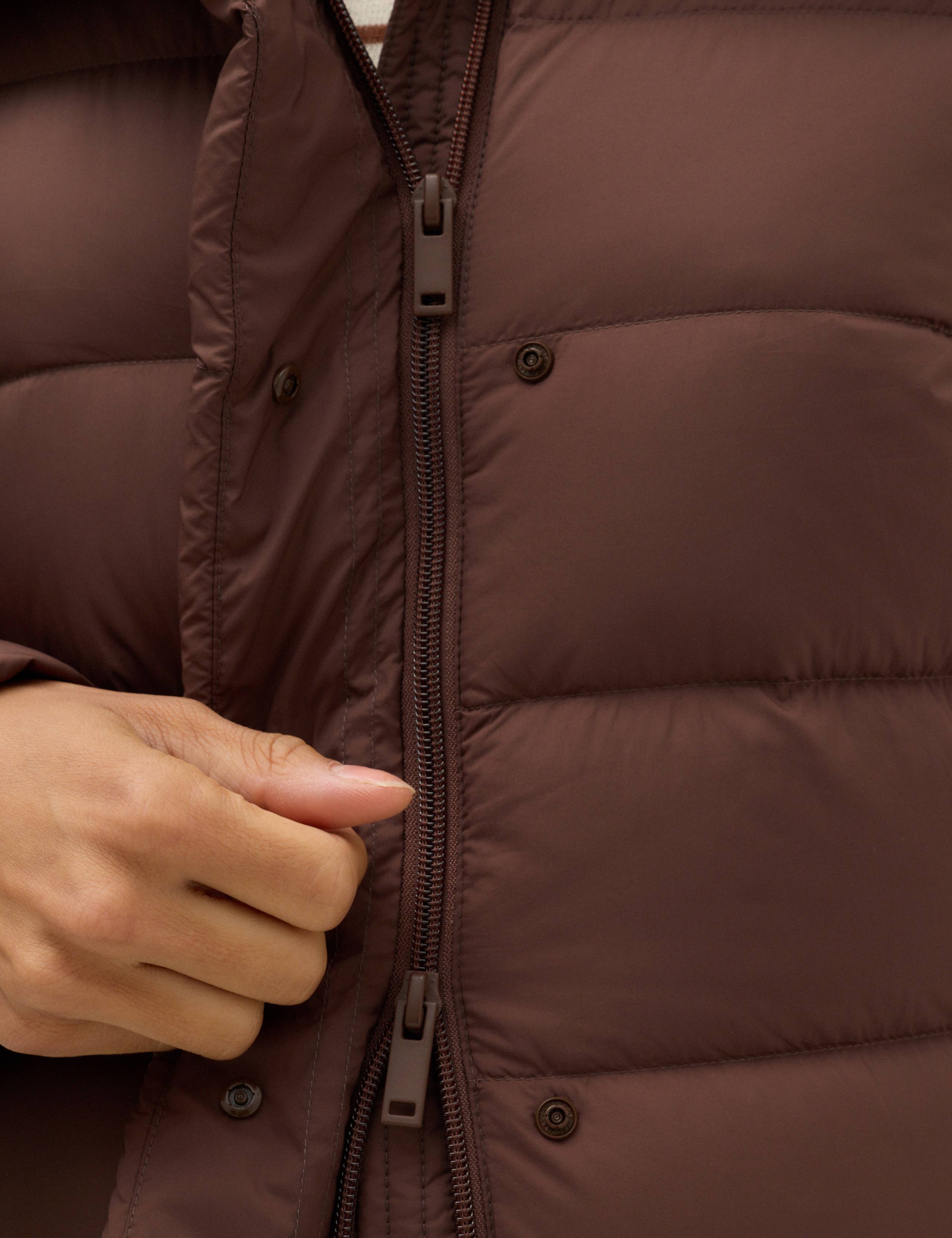 Feather & Down Hooded Padded Longline Coat 6 of 7