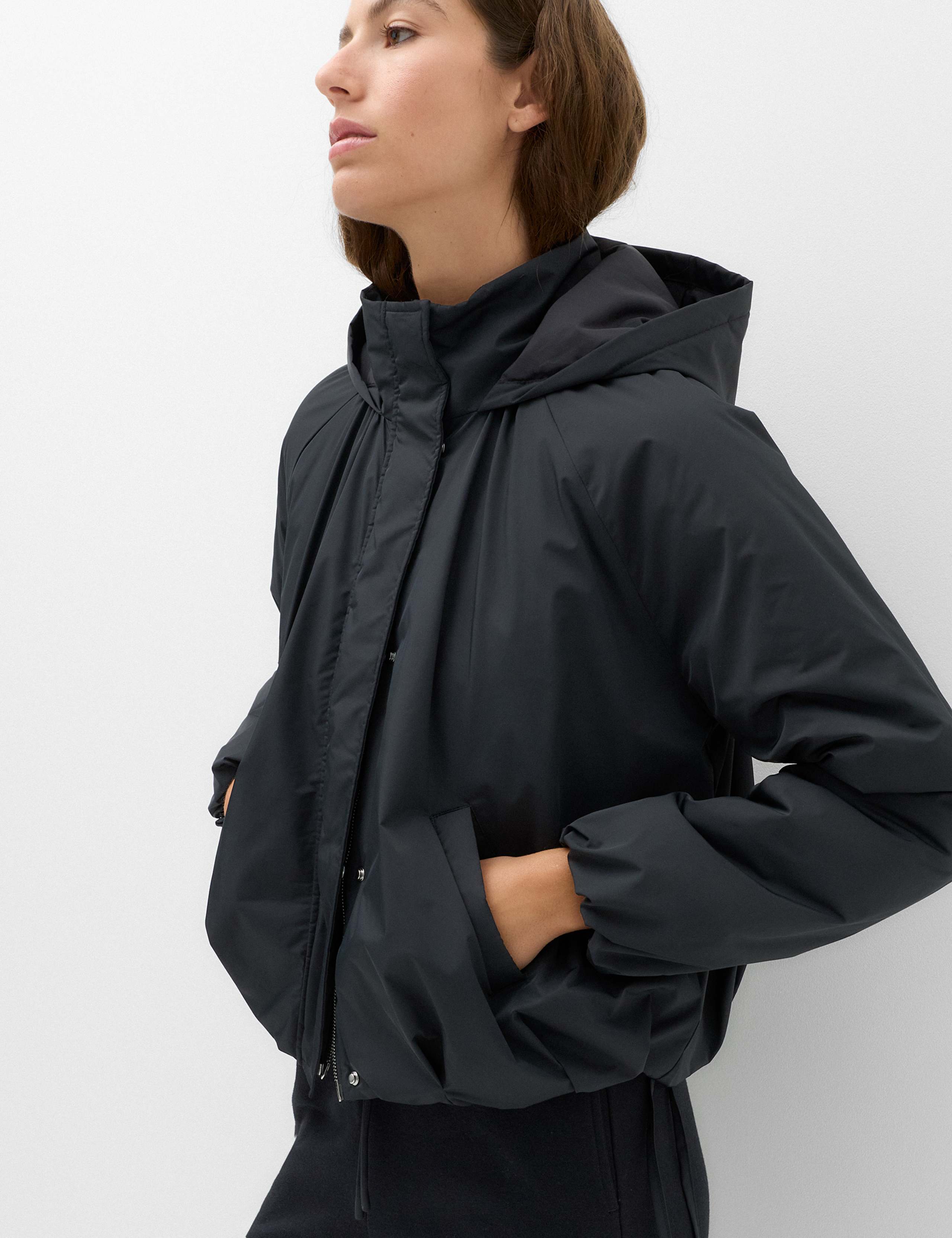 Hooded Tech Bomber Jacket 3 of 6