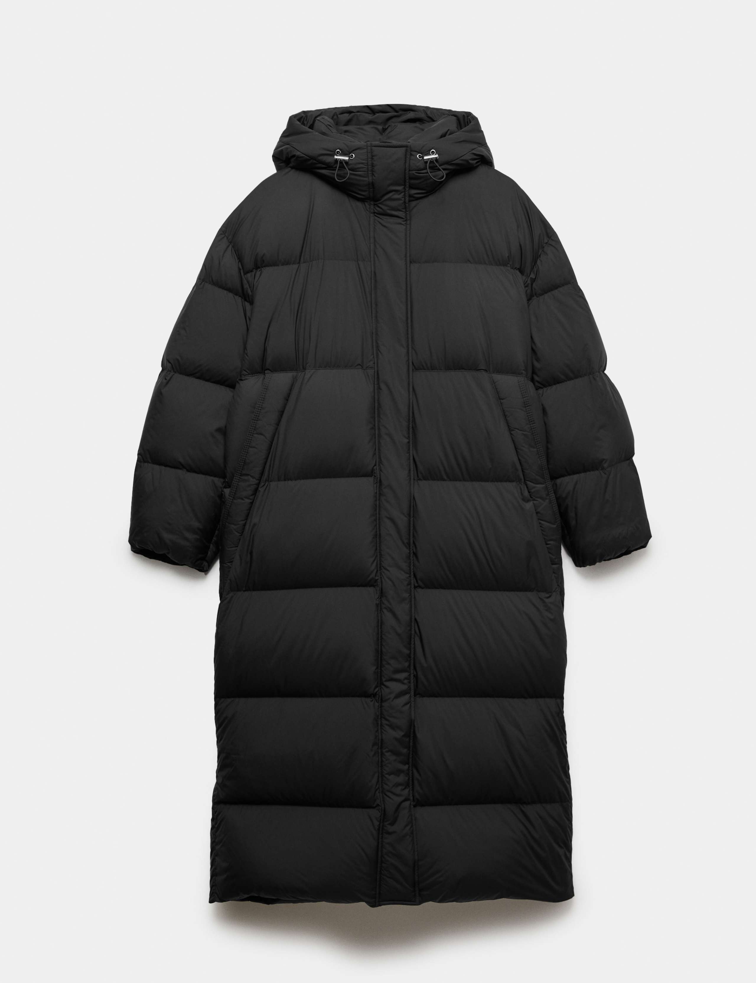 Feather And Down Hooded Longline Puffer Coat 2 of 6