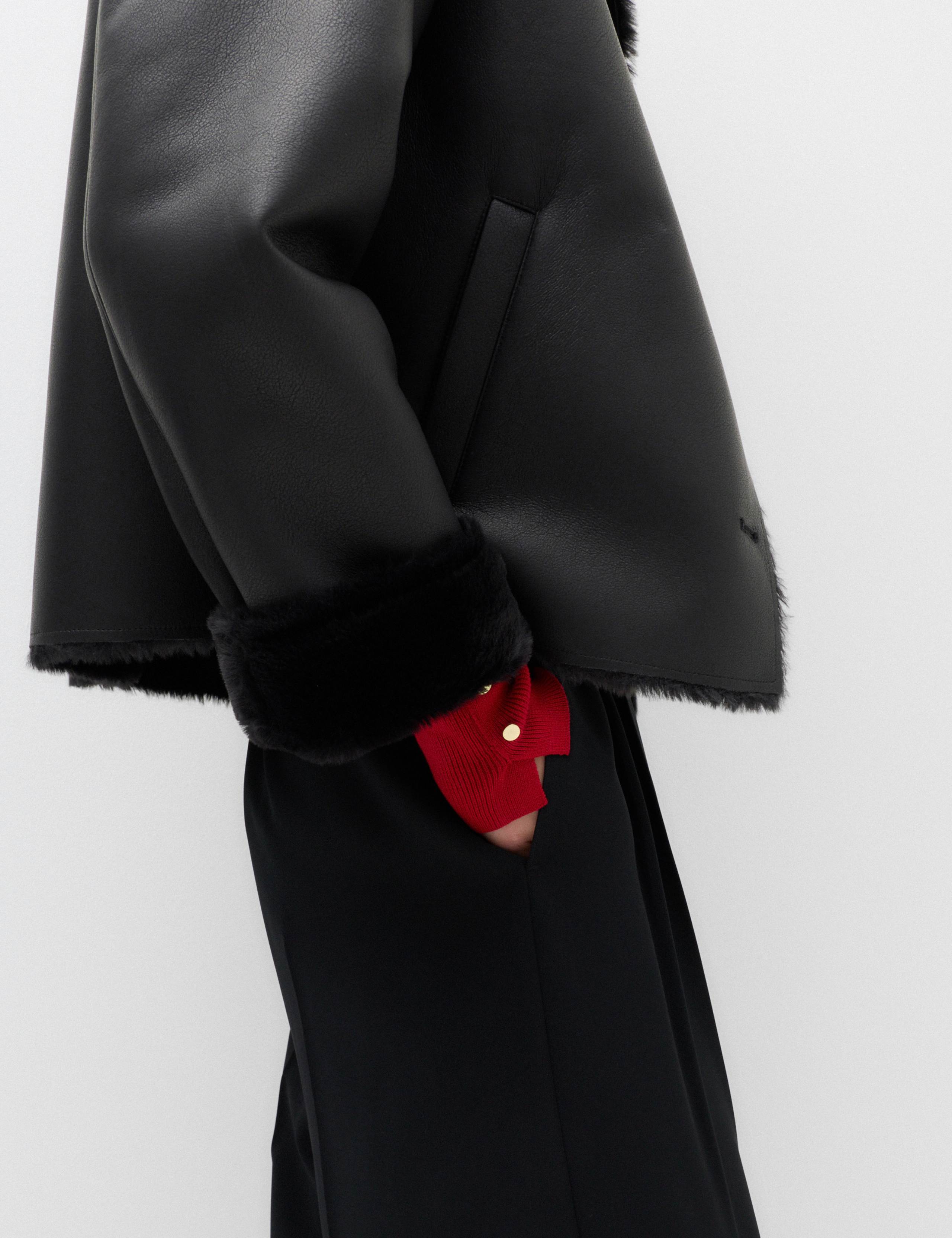 Faux Shearling Aviator Jacket 6 of 7
