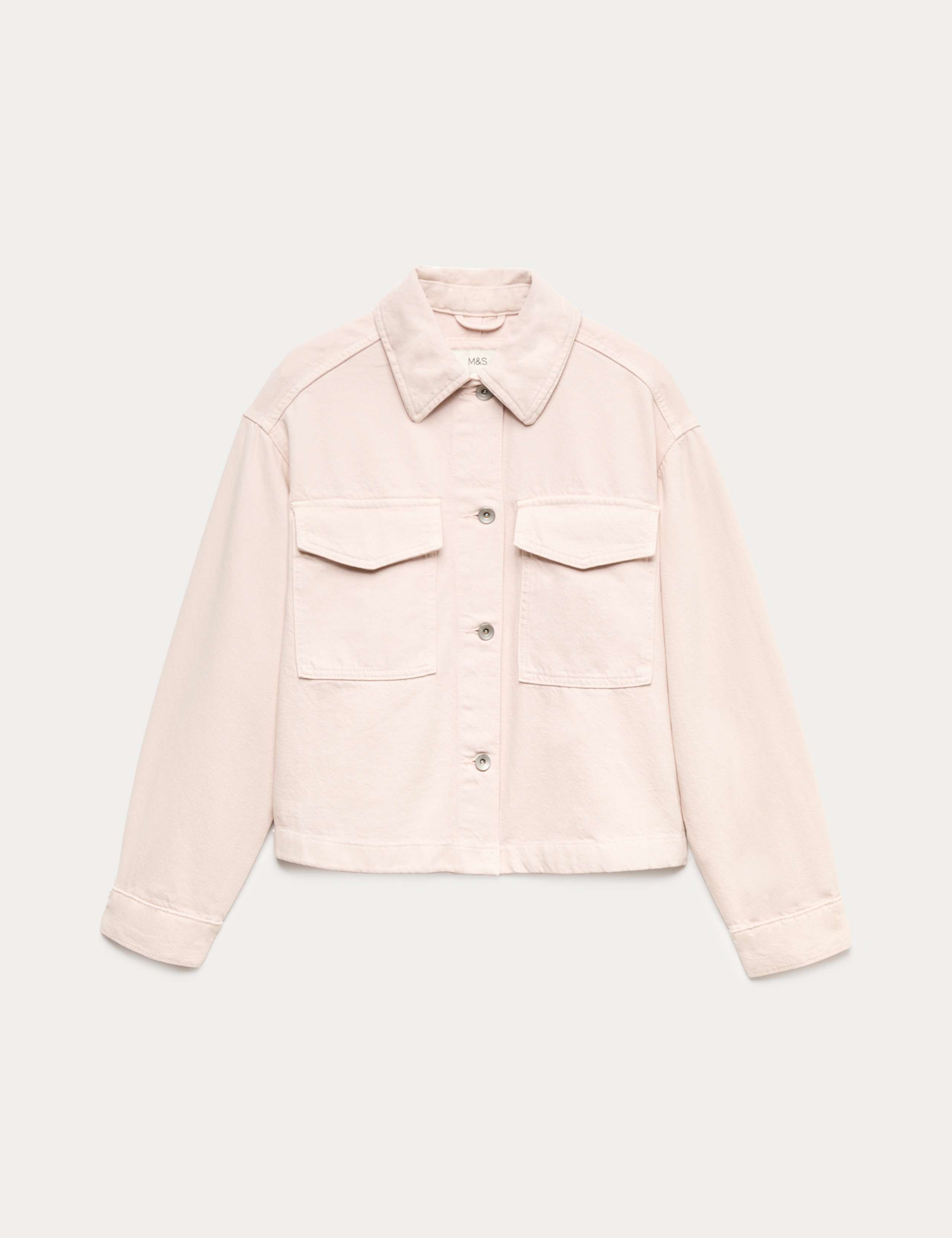 Pure Cotton Denim Shacket 2 of 5