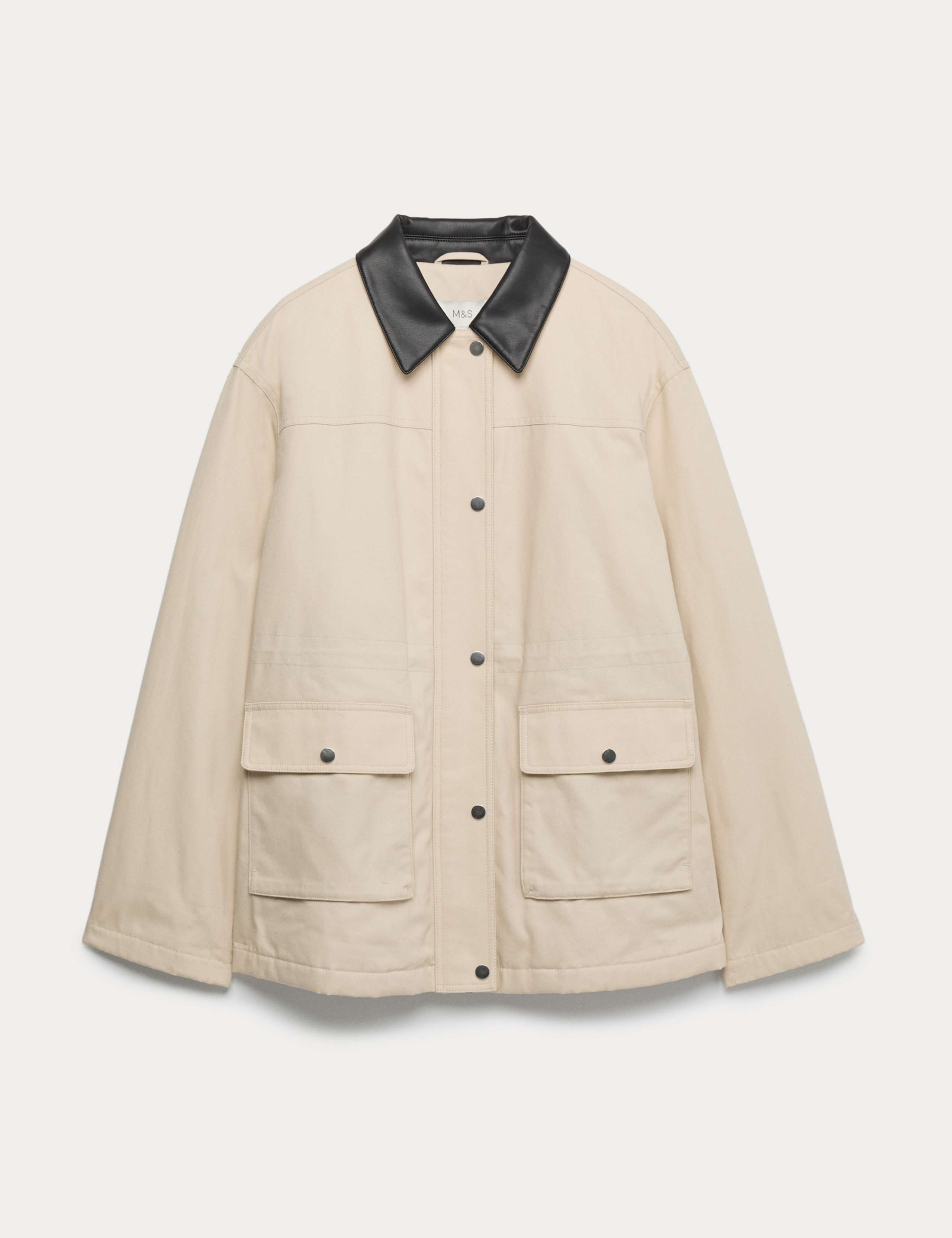 Pure Cotton Canvas Padded Barn Jacket 2 of 5