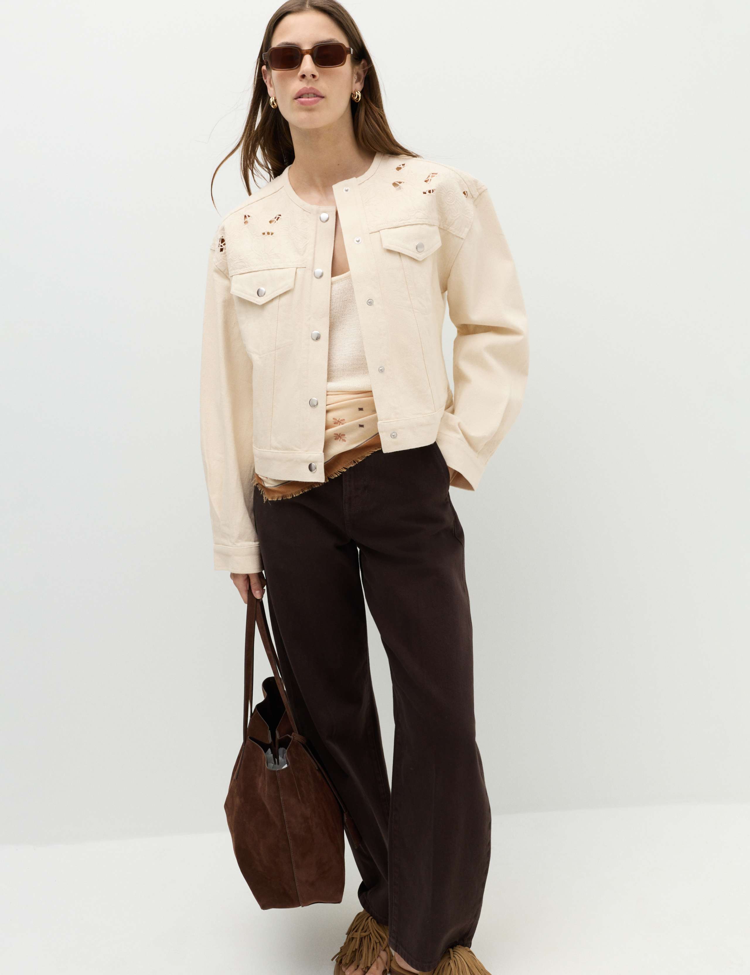 Cutwork Denim Trucker Jacket 5 of 6