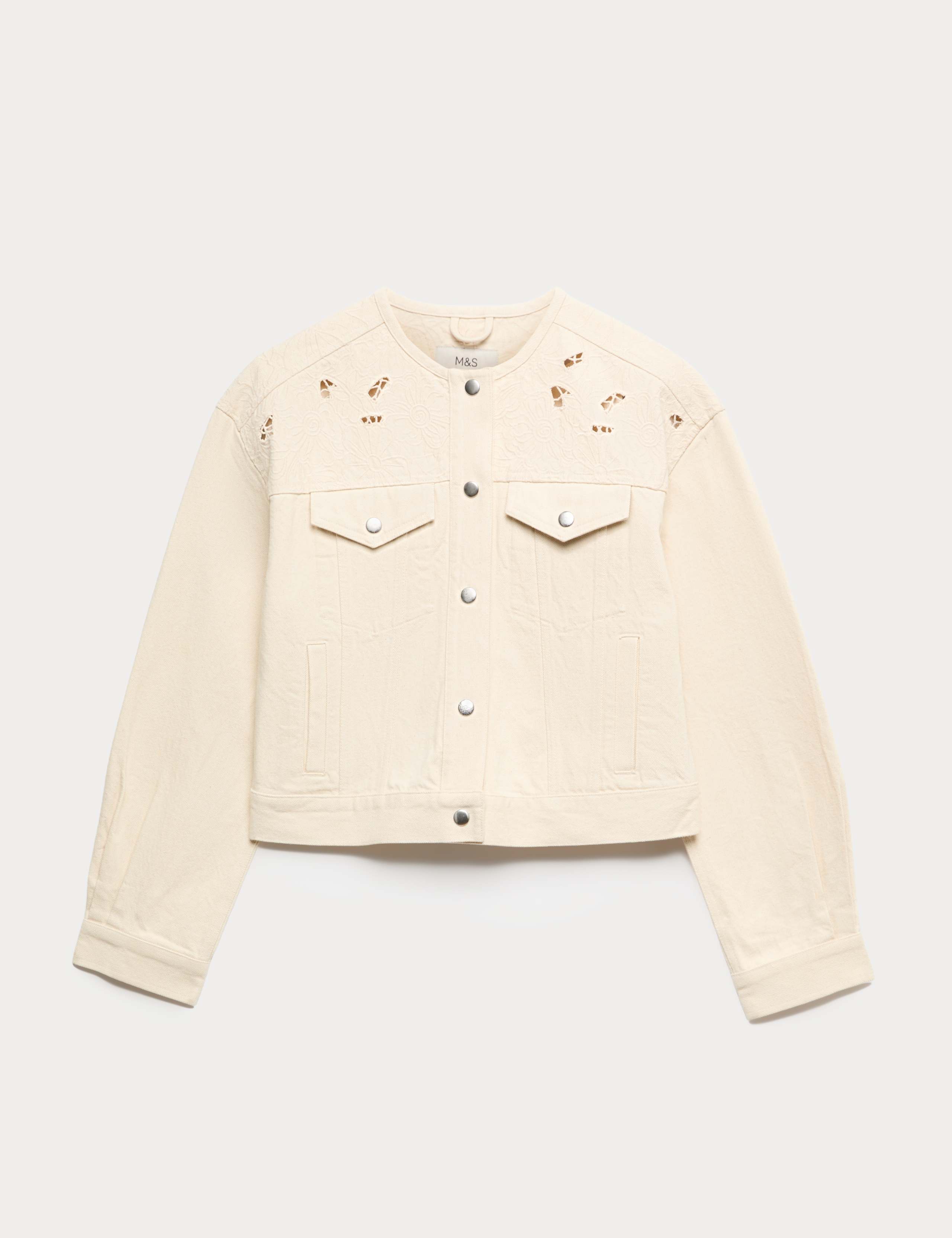 Cutwork Denim Trucker Jacket 2 of 6