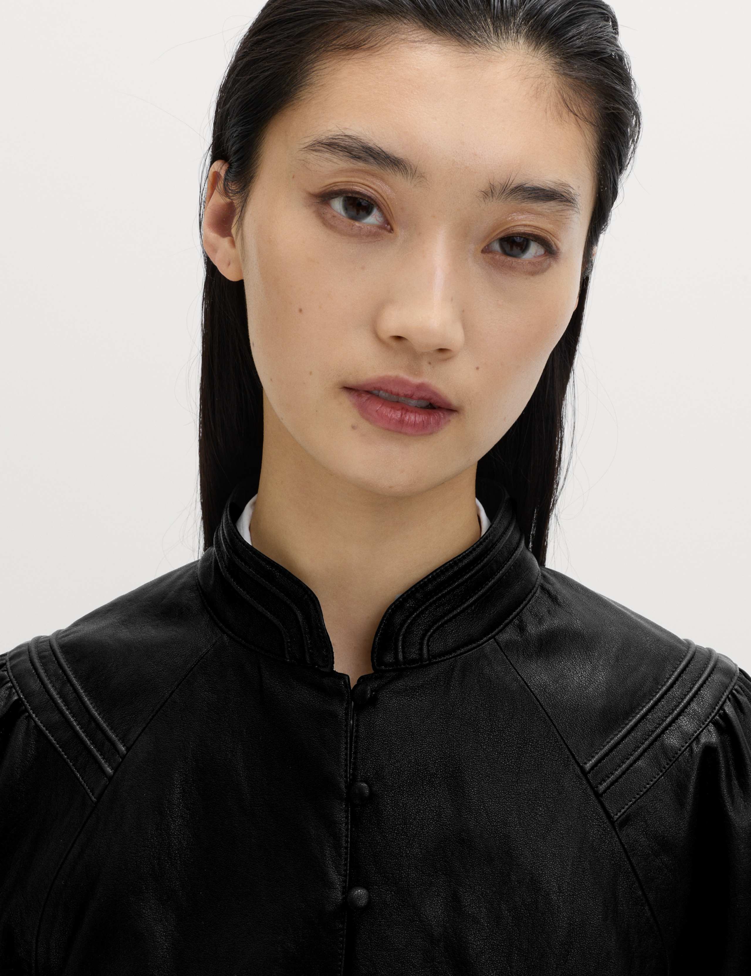 Faux Leather Victorian Style Jacket 3 of 5