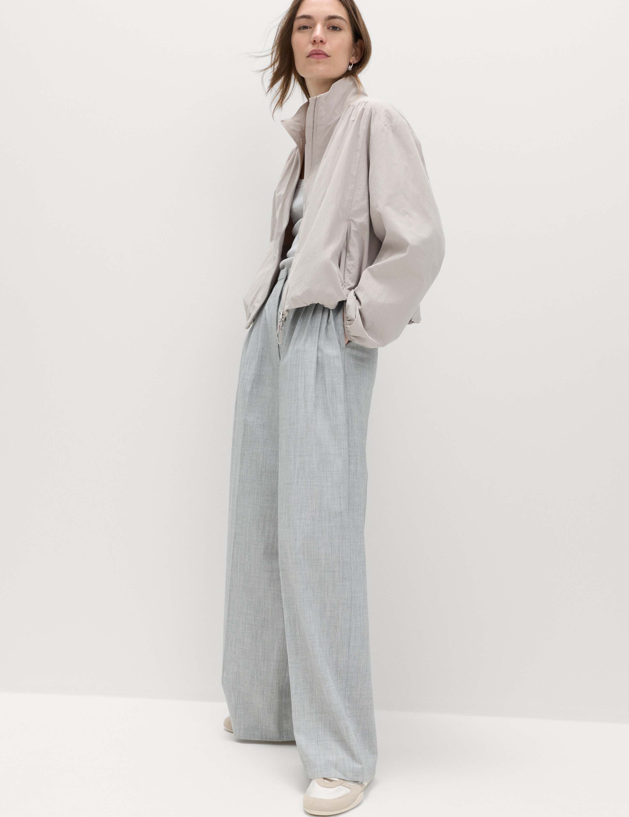 Stormwear™ Lightweight Funnel Neck Gathered Jacket 3 of 7