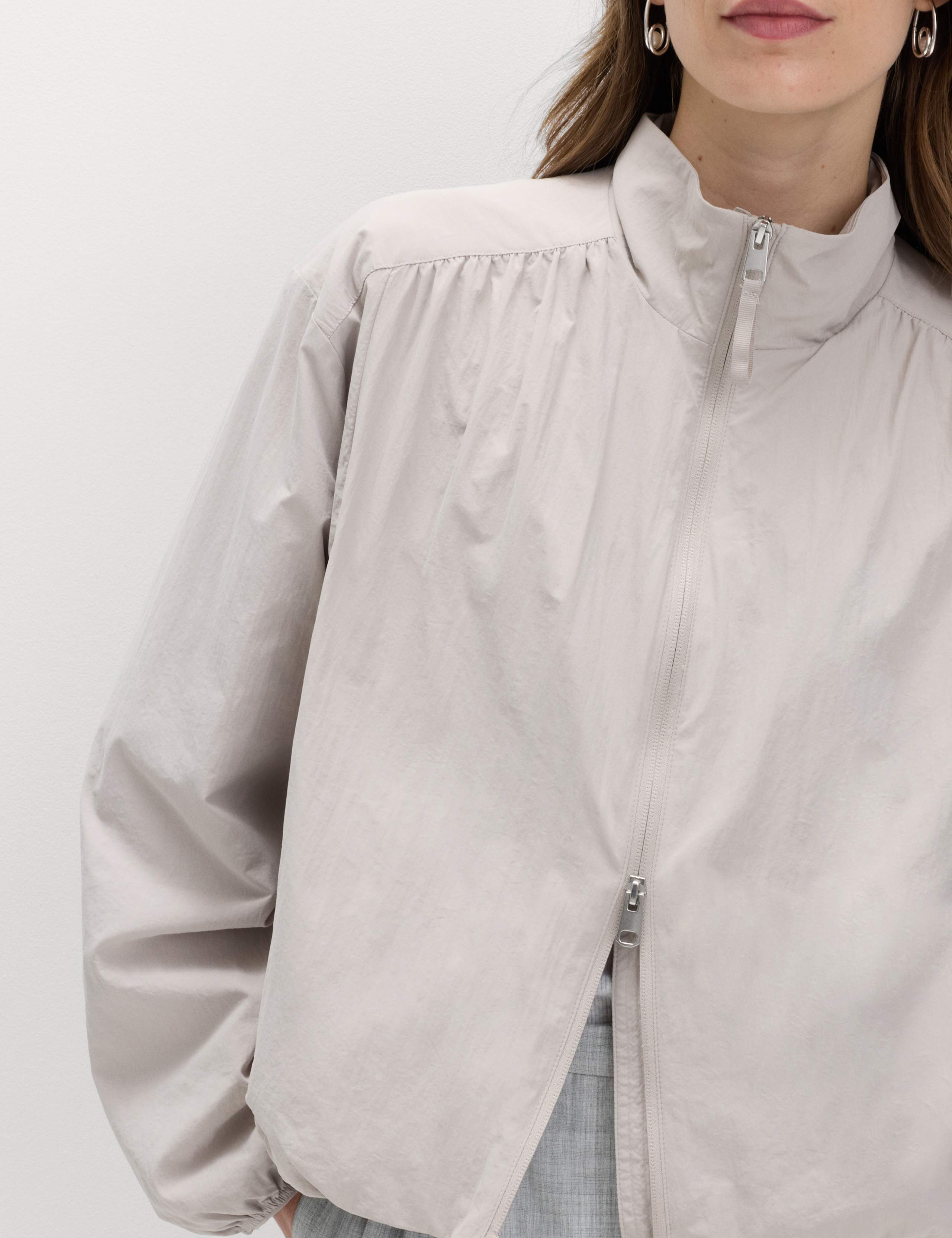 Stormwear™ Lightweight Funnel Neck Gathered Jacket 5 of 7