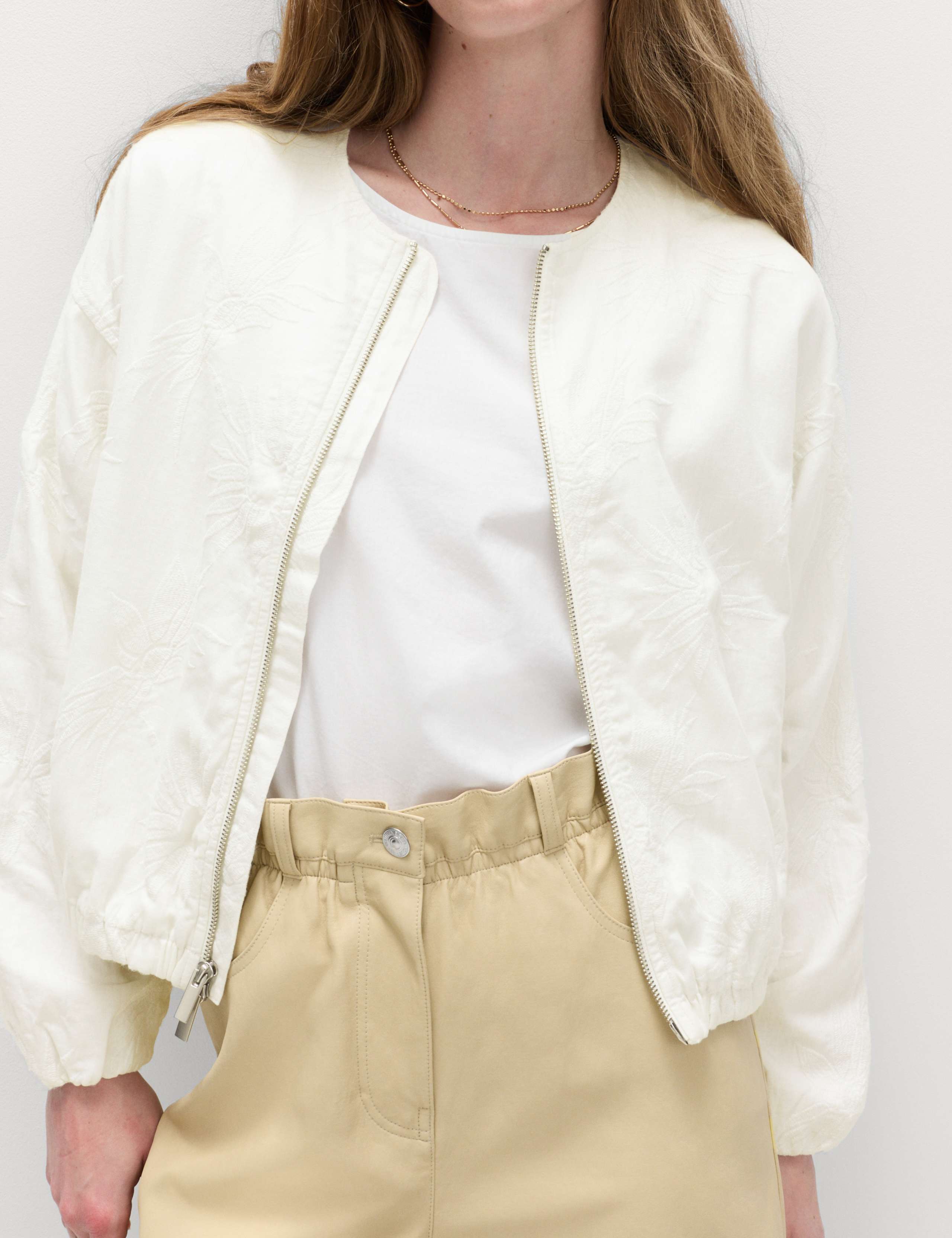 Linen Rich Embroidered Jacket 4 of 6