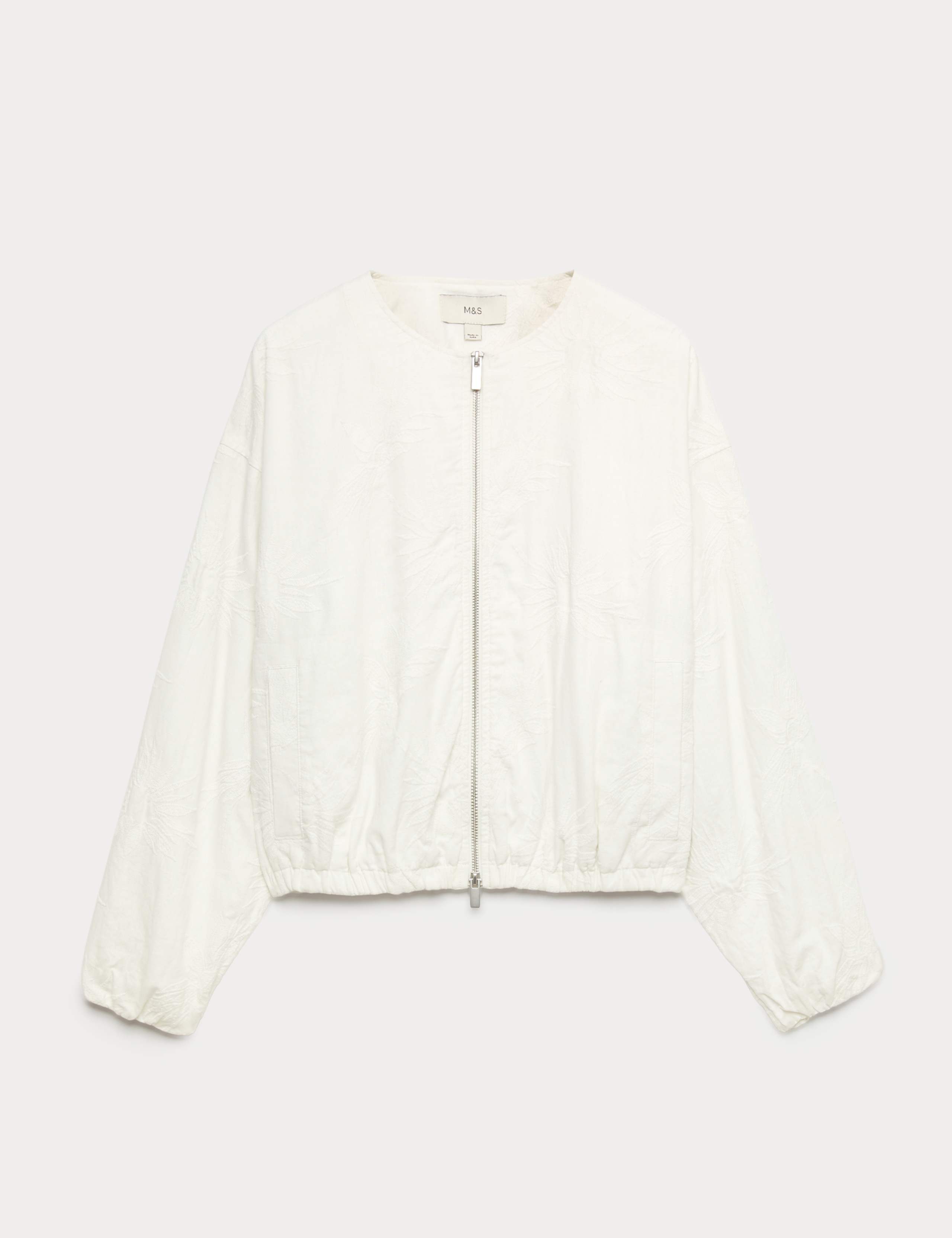 Linen Rich Embroidered Jacket 2 of 6